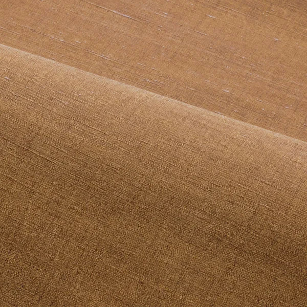 Structural wallpaper imitating silk SORA - AMBRE amber