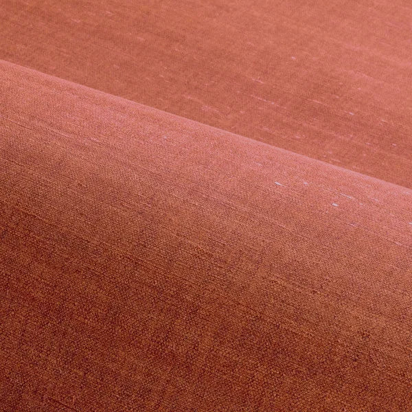 Structural wallpaper imitating silk SORA - ORANGE BRULE red orange