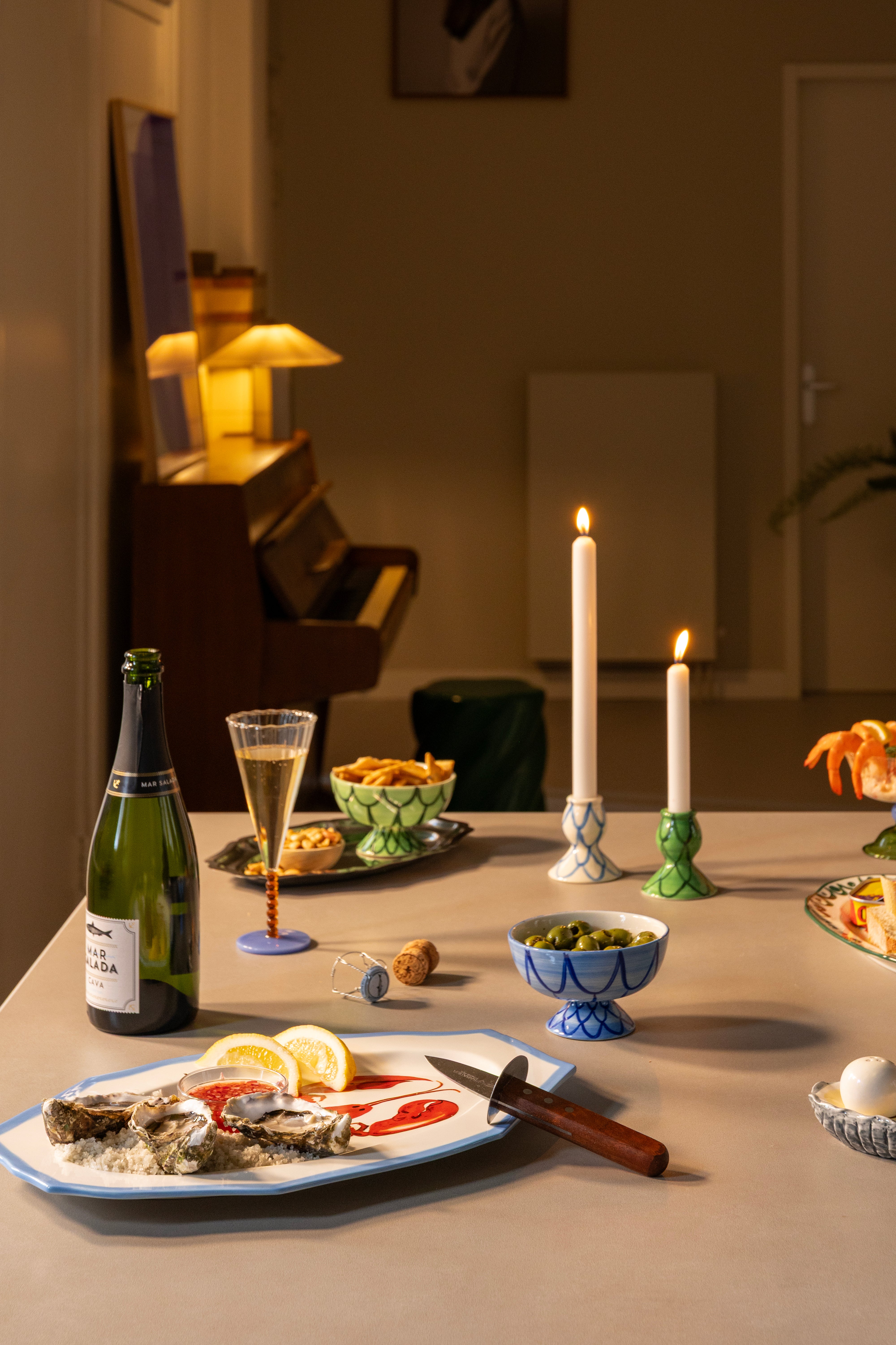 Kaarsenhouder SIRENE groen