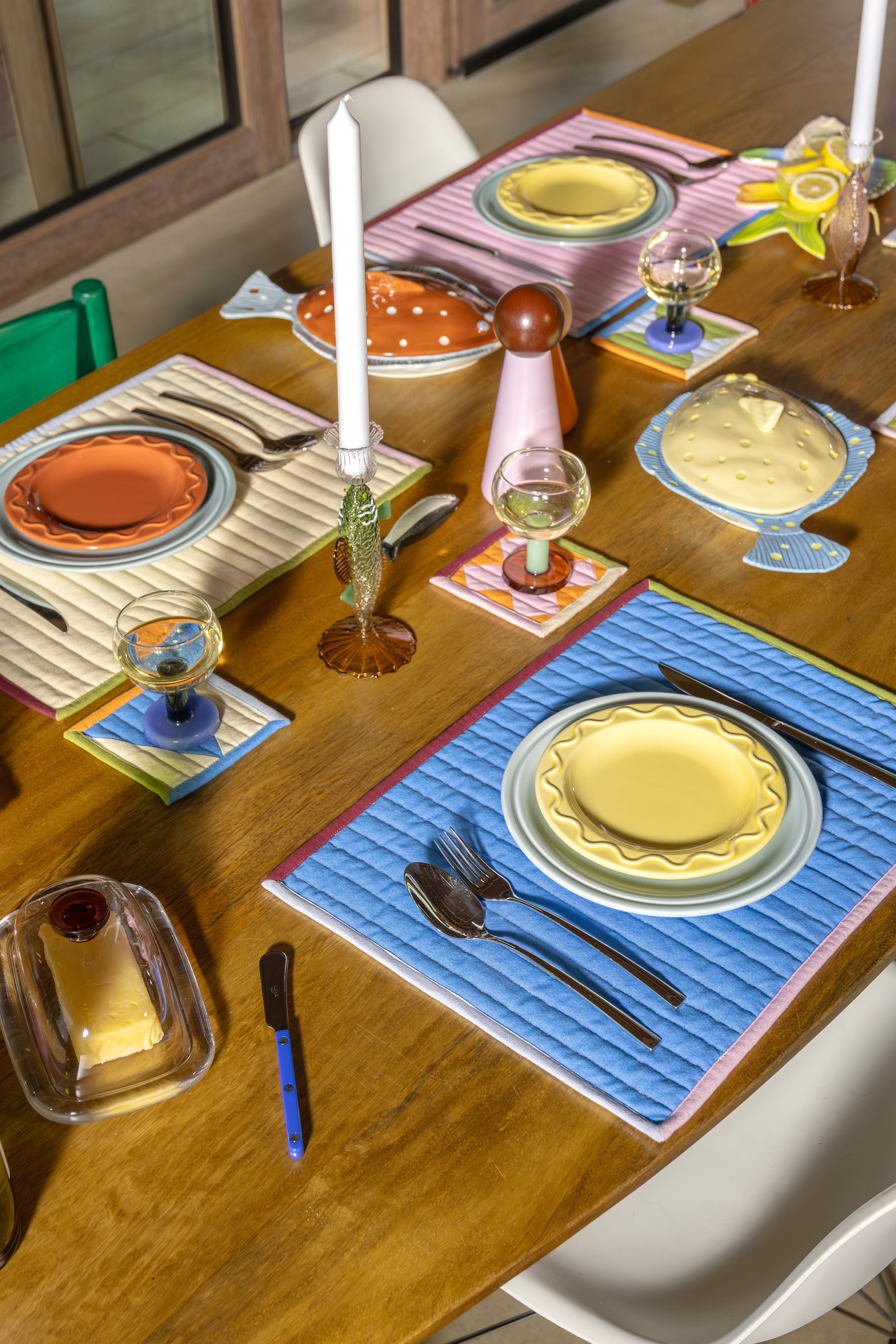 Colorful STITCH Table Mat Set