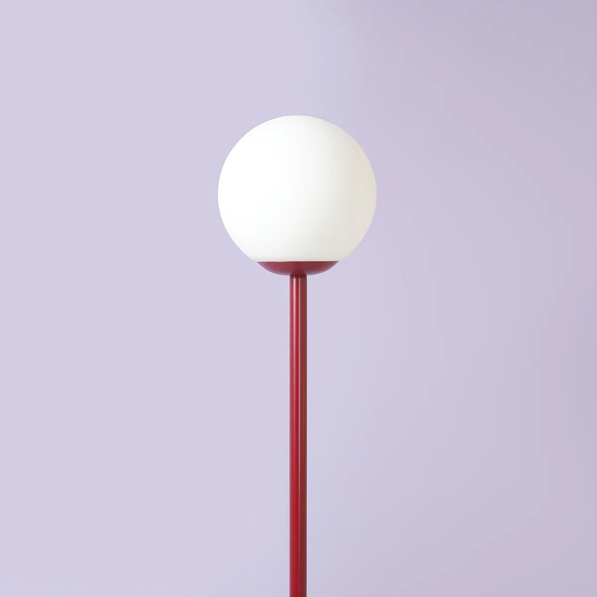 Vloerlamp PINNE rood