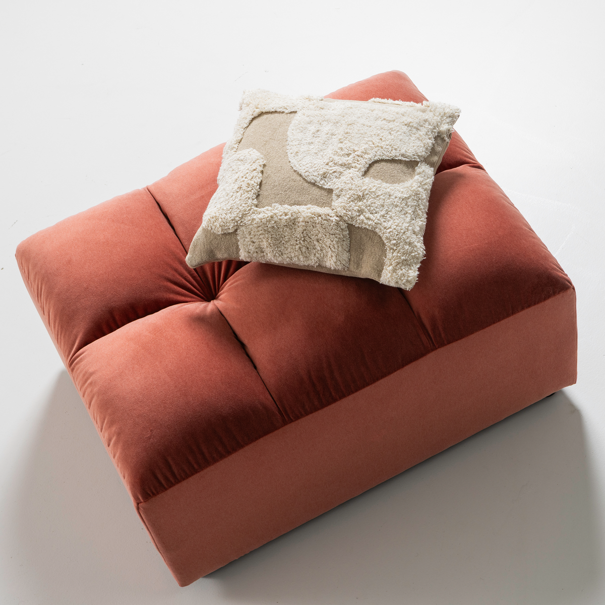 Puf ALLURE terracotta