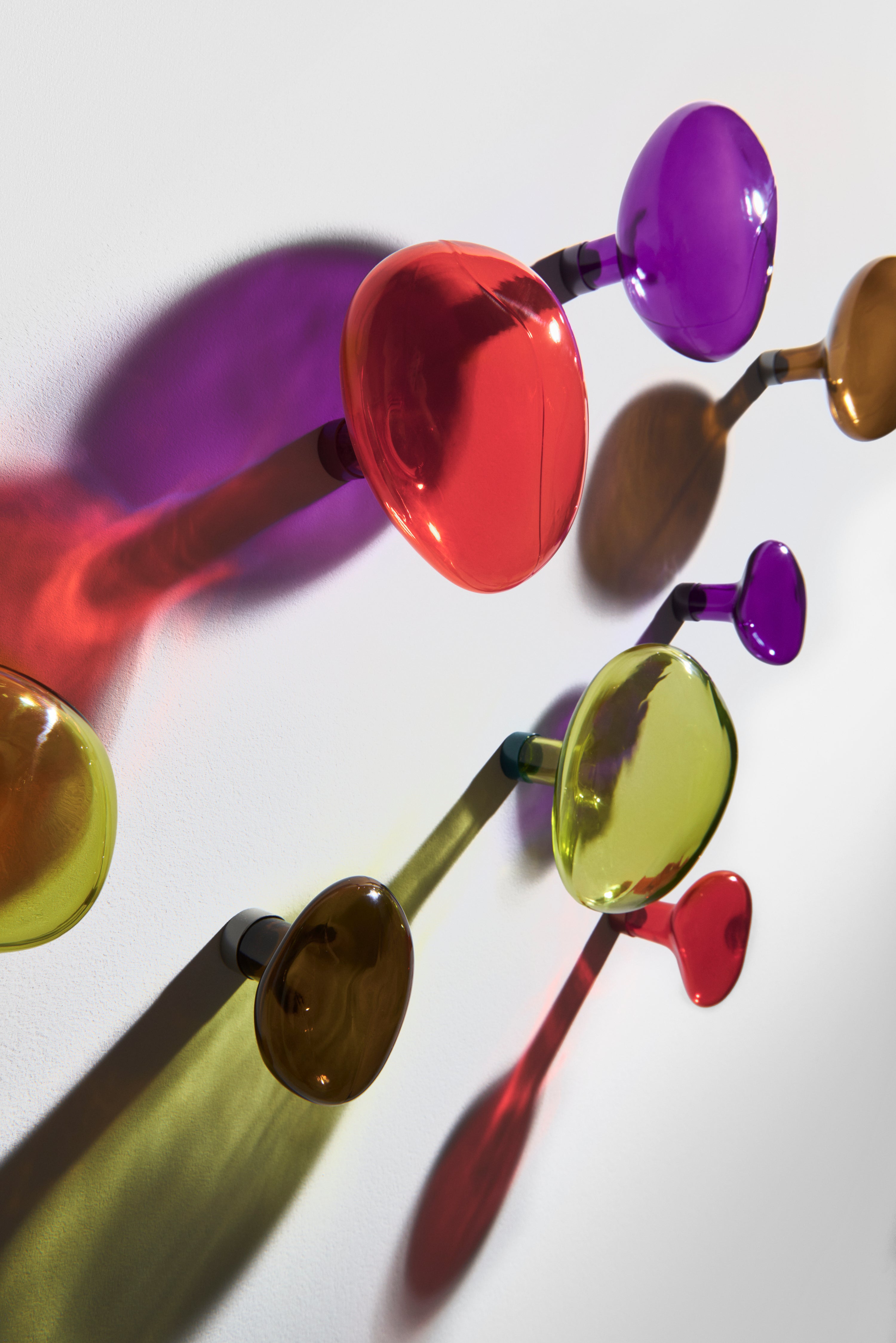 Wandkapstok BUBBLE paars