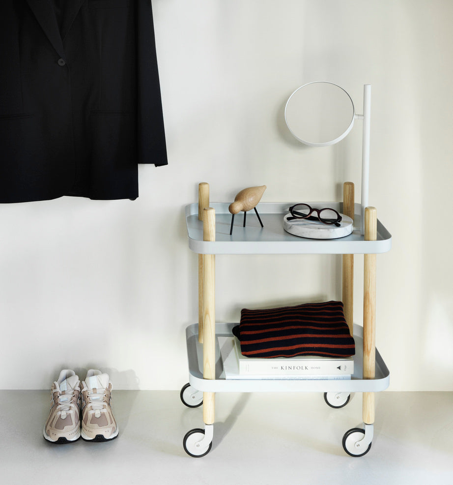 BLOCK white stroller with ash legs