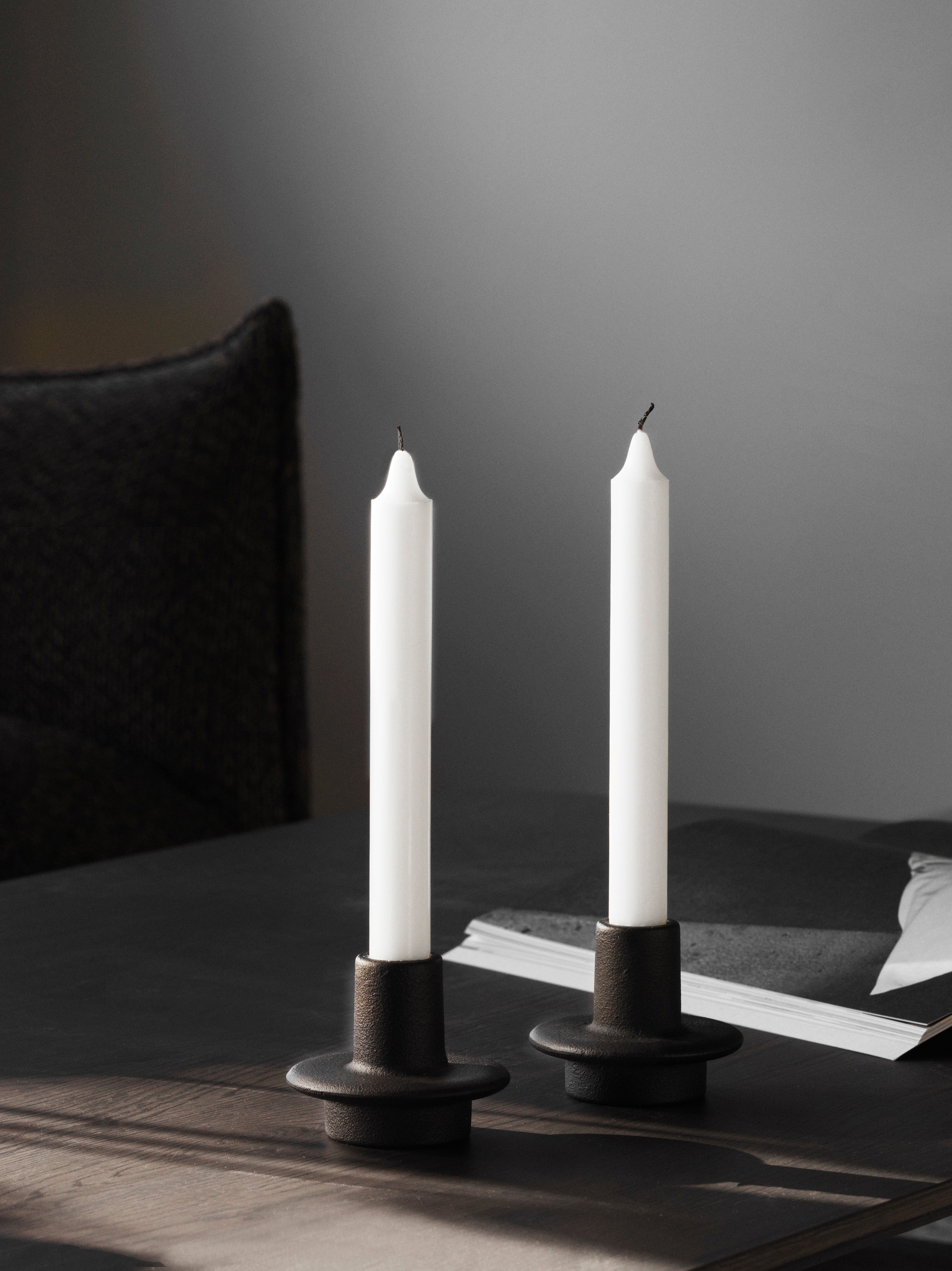 HEIMA CANDLESTICK black cast iron