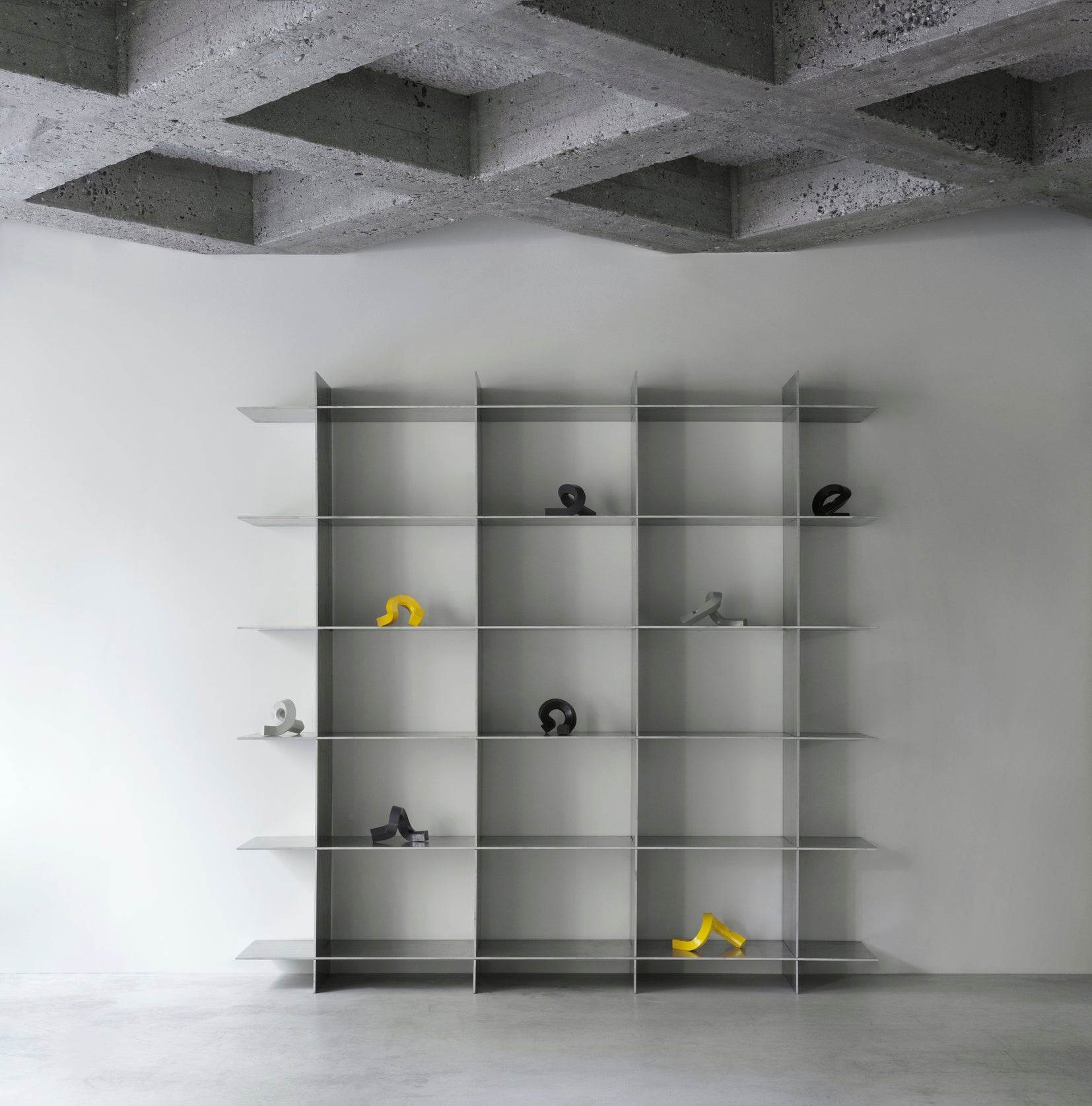 Świecznik CROOKED ONE żółty