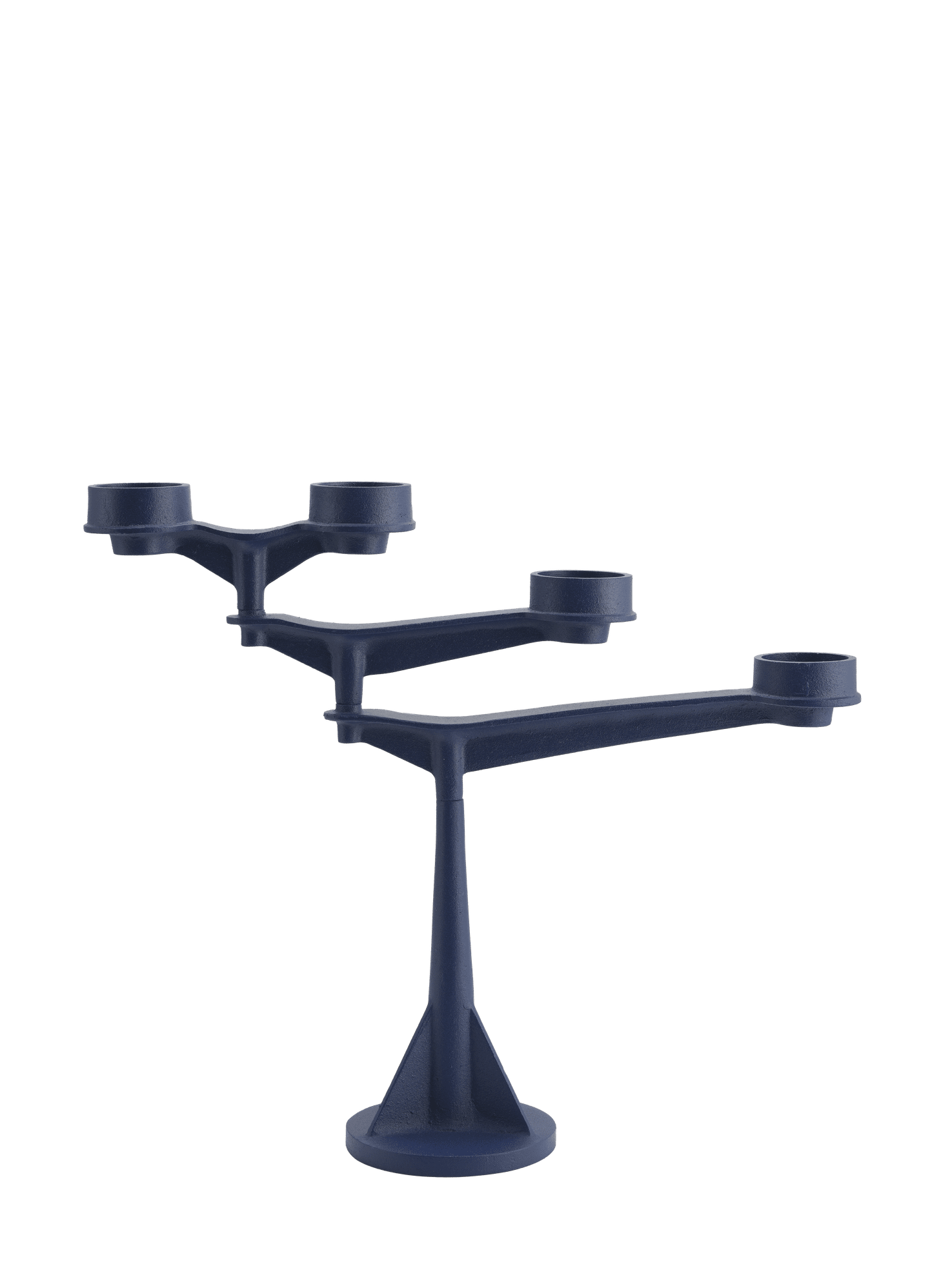 Kaarsenhouder SPIN MINI marineblauw