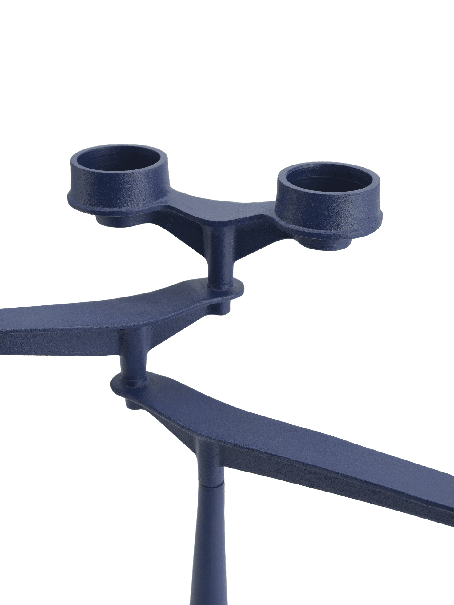 Kaarsenhouder SPIN MINI marineblauw