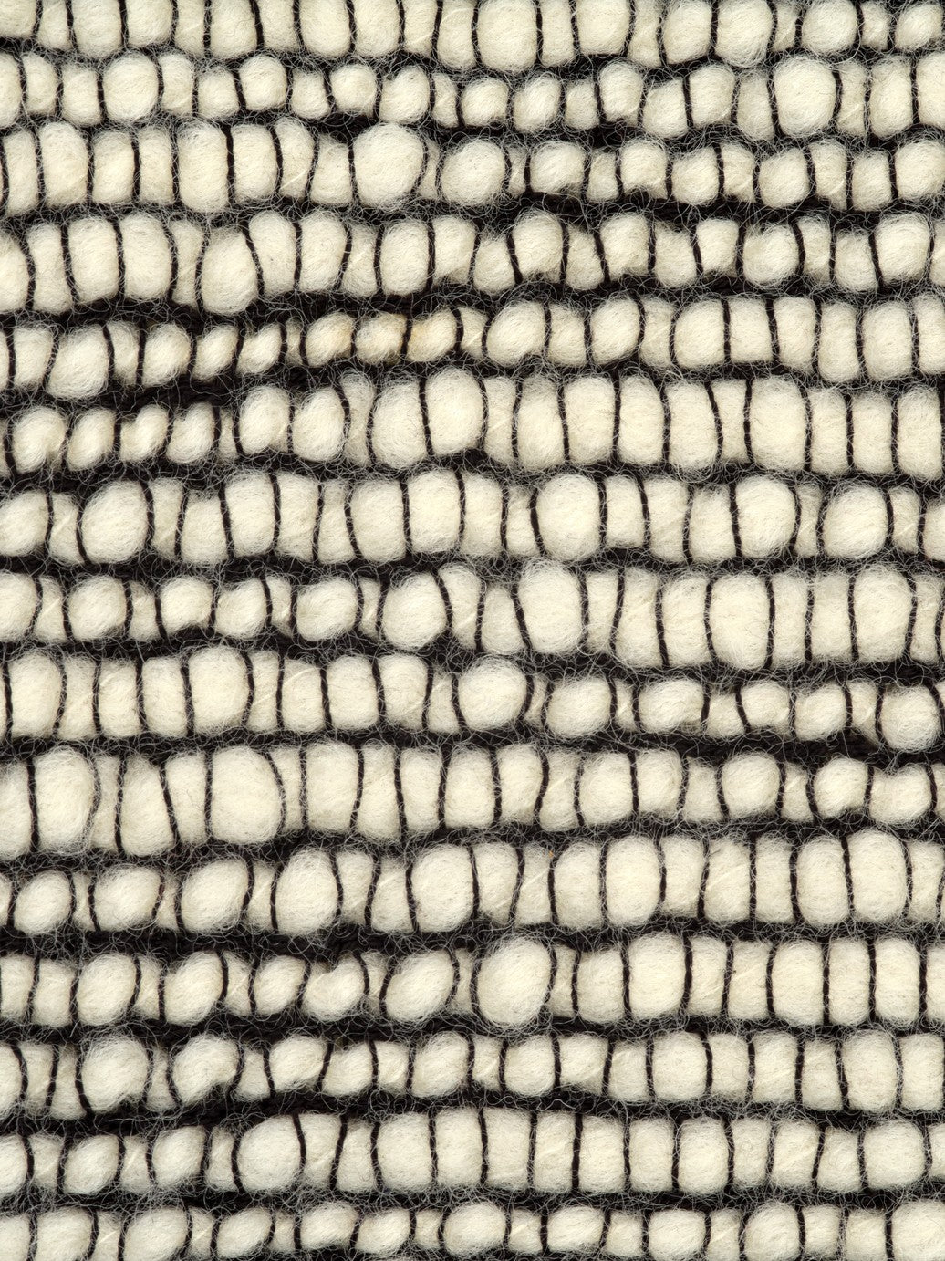 Koc THREAD crème met zwart