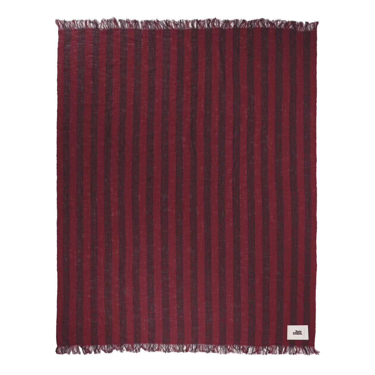 BAND blanket burgundy