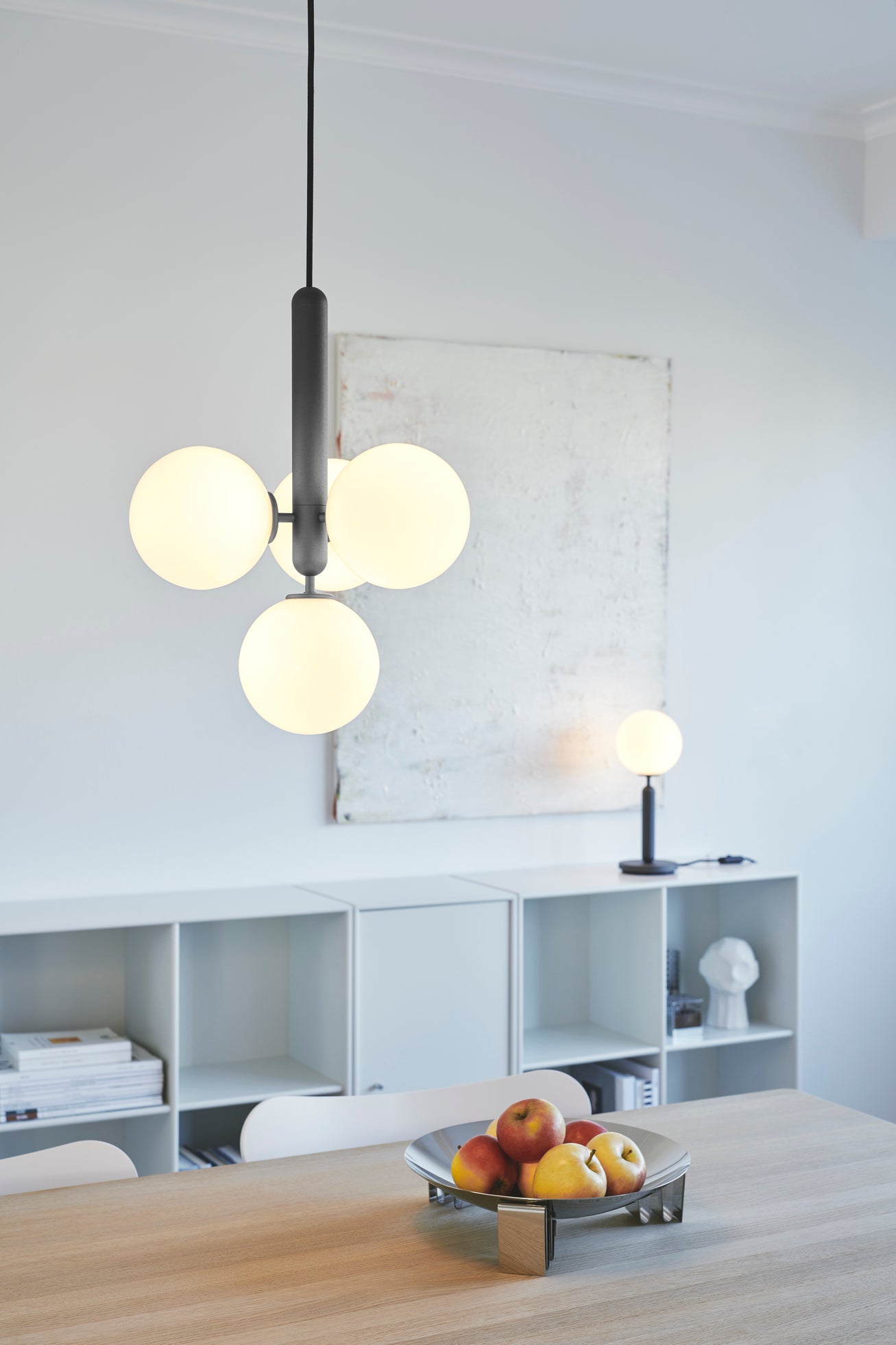 MIIRA Table Lamp in Graphite with Opal Glass