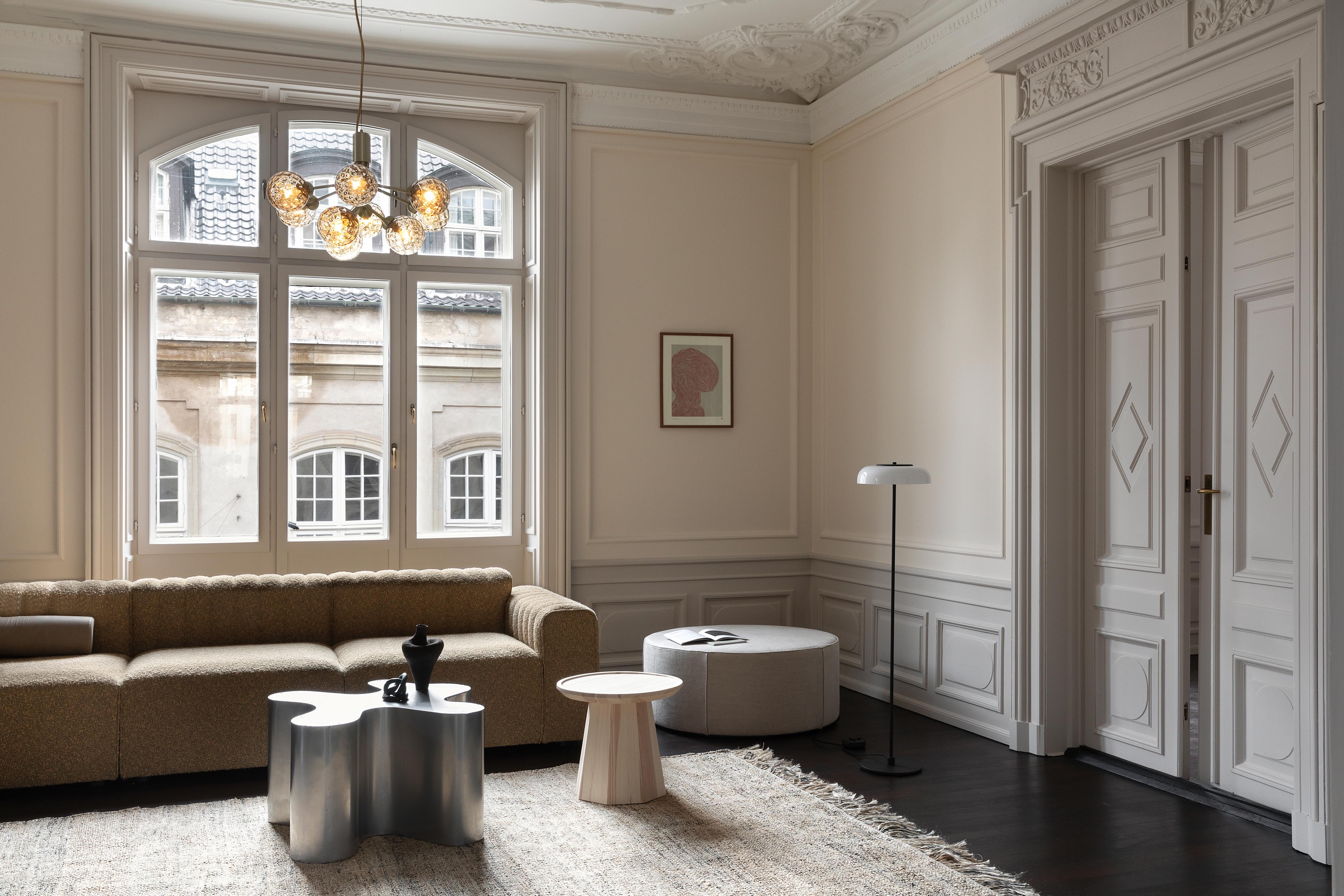 Hanglamp APIALES 9 messing met gouden glas [Antonina] [Amelia spr]