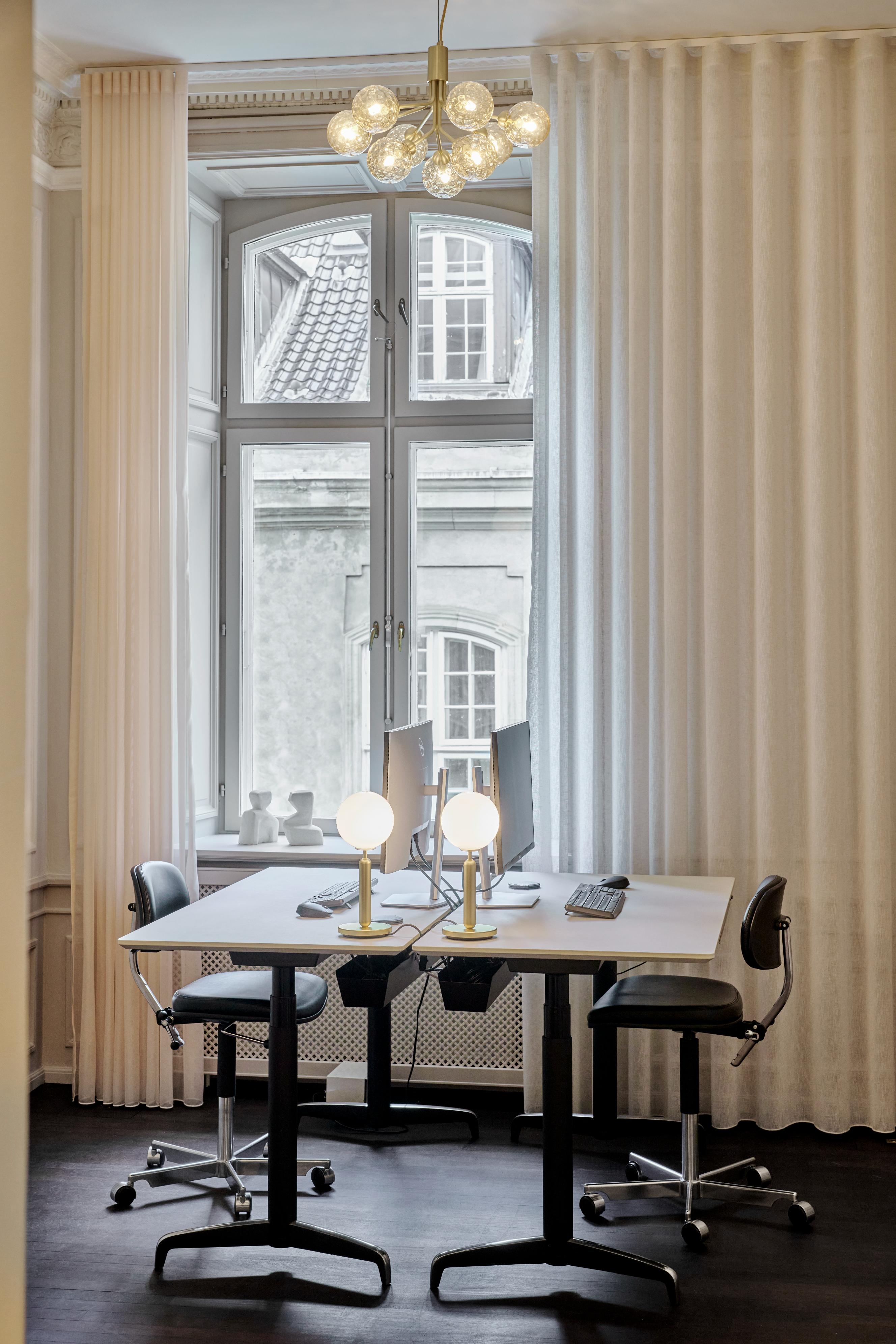 Hanglamp APIALES 9 messing met gouden glas [Antonina] [Amelia spr]