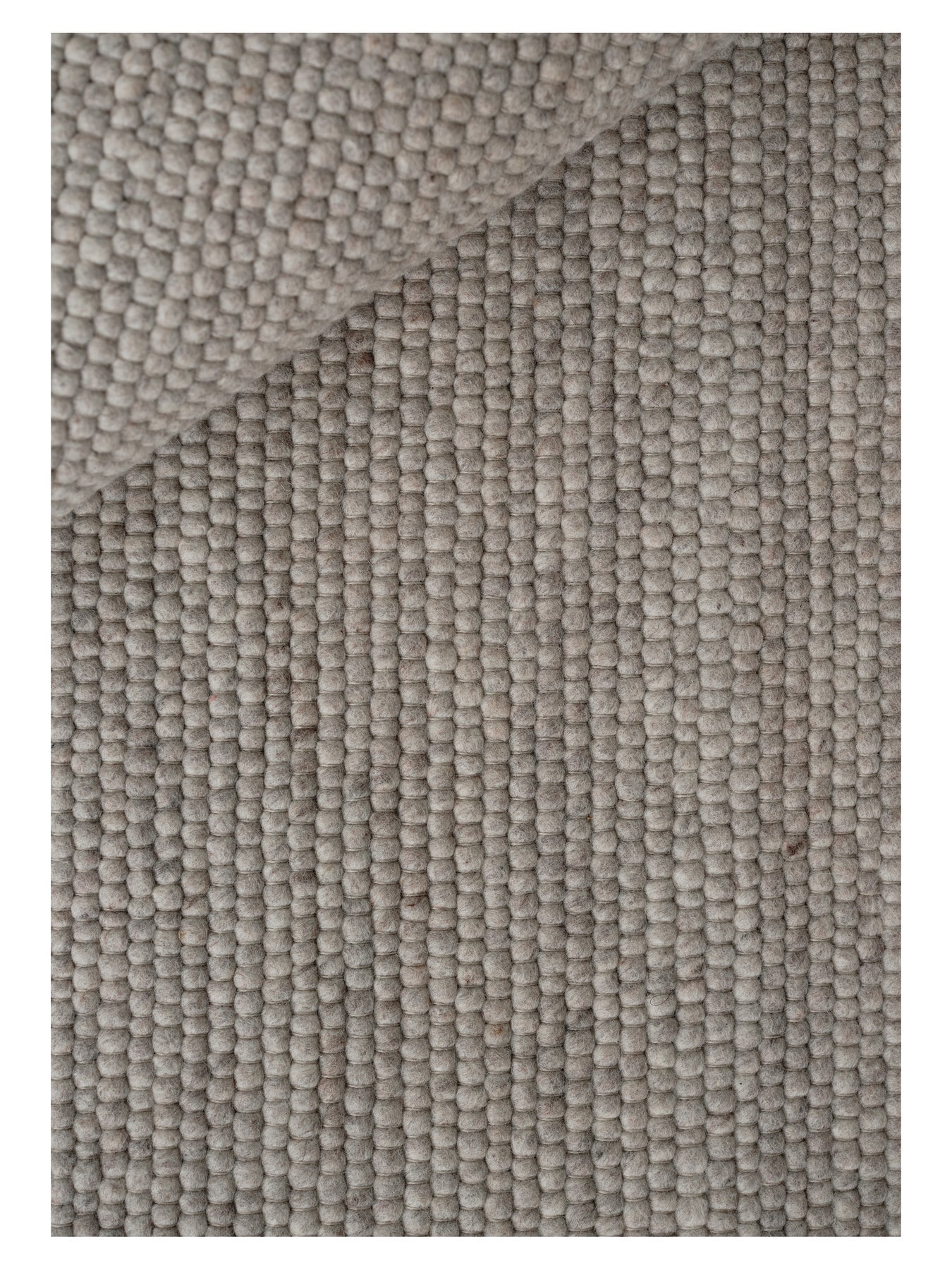 Ronde vloerkleed AGNER lichtgrijs