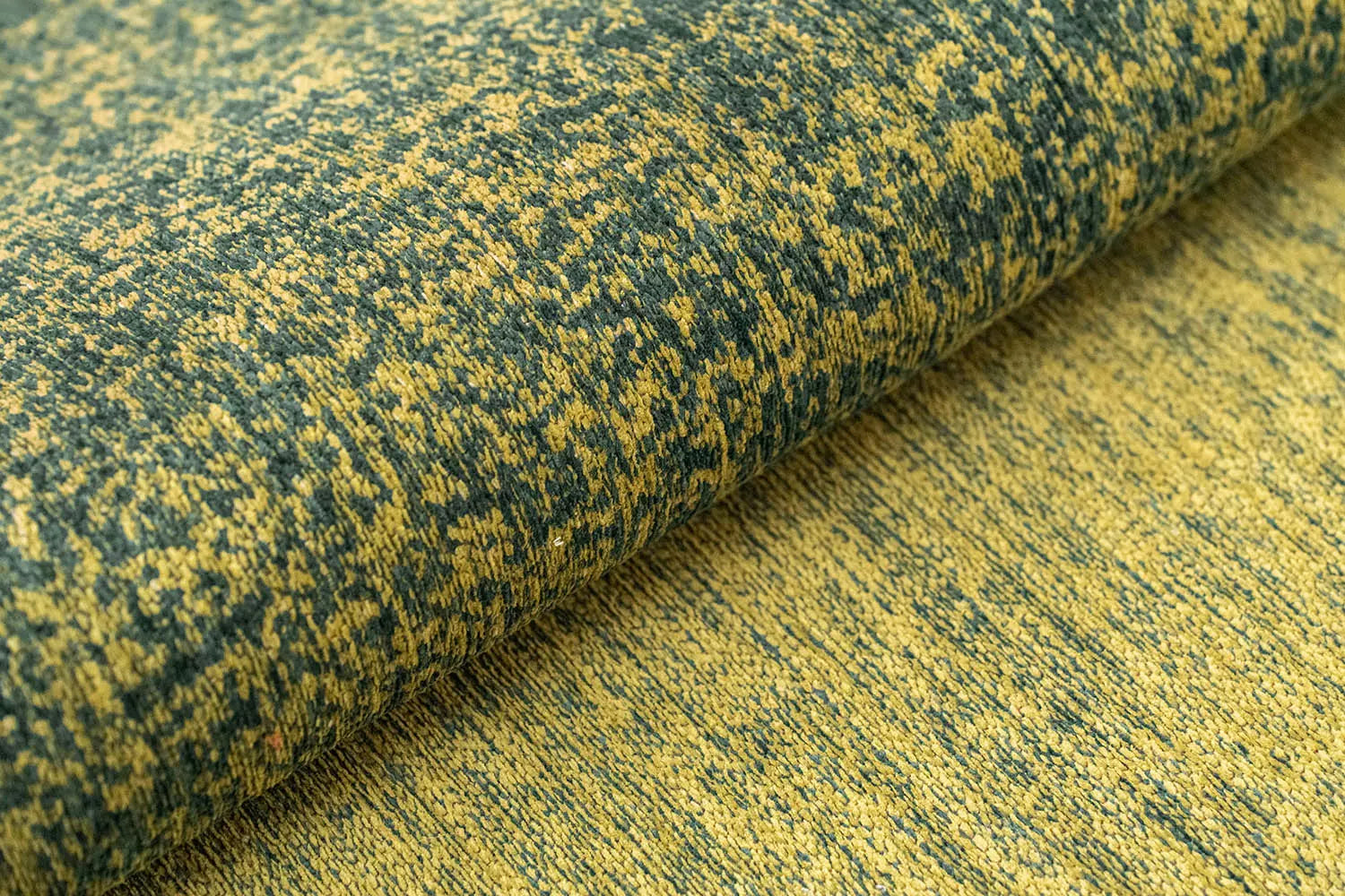 MARBLE Green Carpet with Blue and Beige