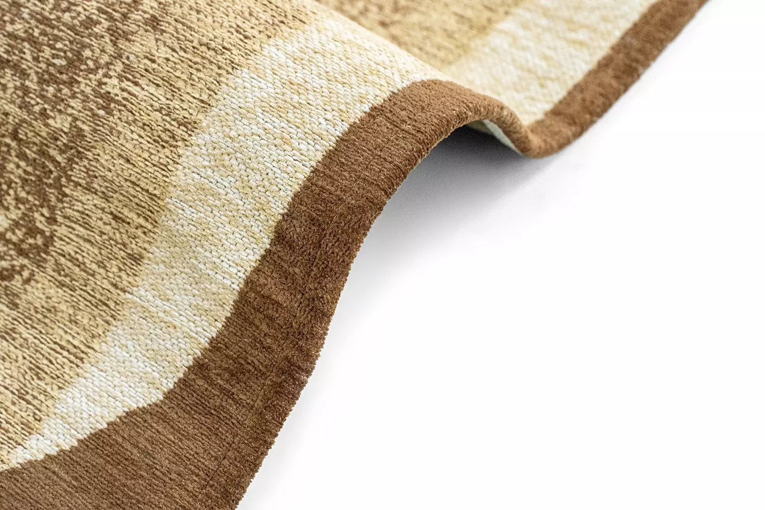 Vloerkleed MARBLE bruin met beige