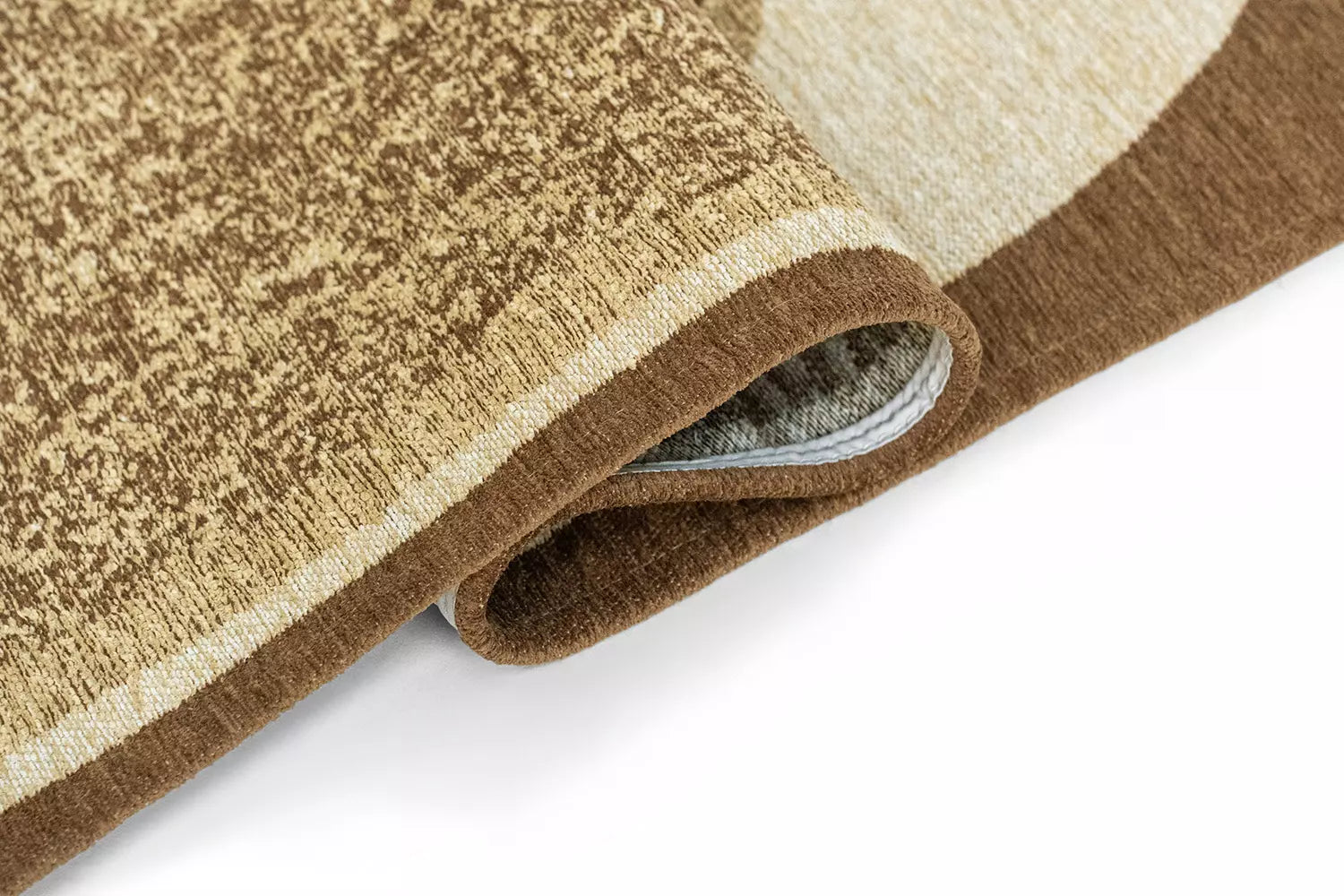 Vloerkleed MARBLE bruin met beige