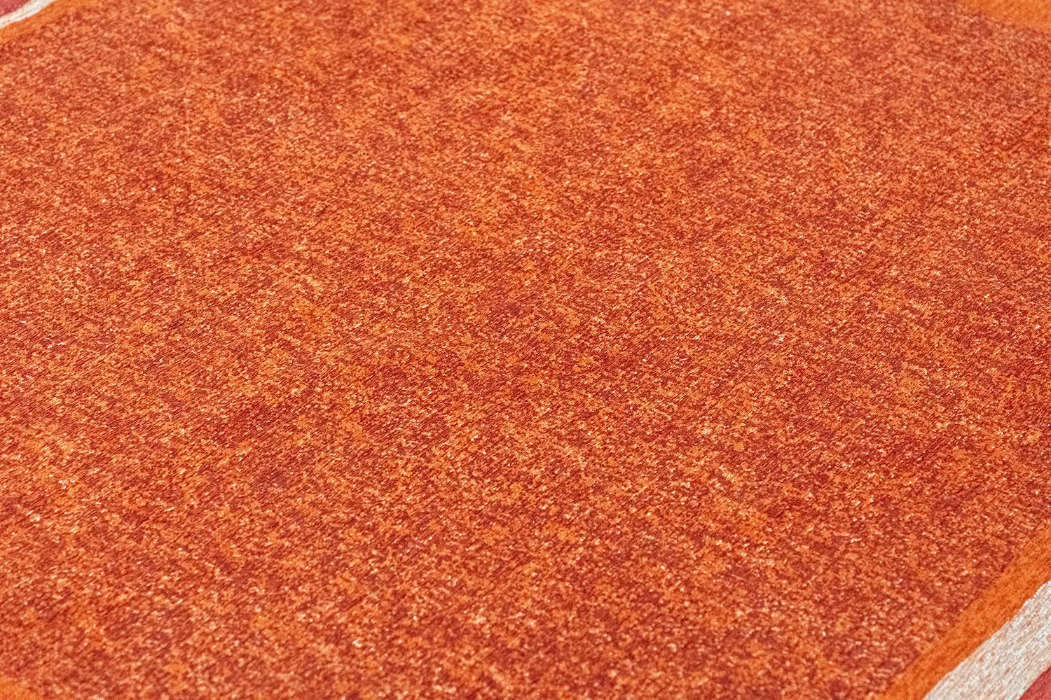 Teppich MARBLE orange mit bordeaux und beige