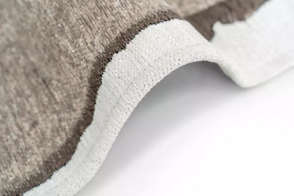 Vloerkleed BRUSH beige met bruin
