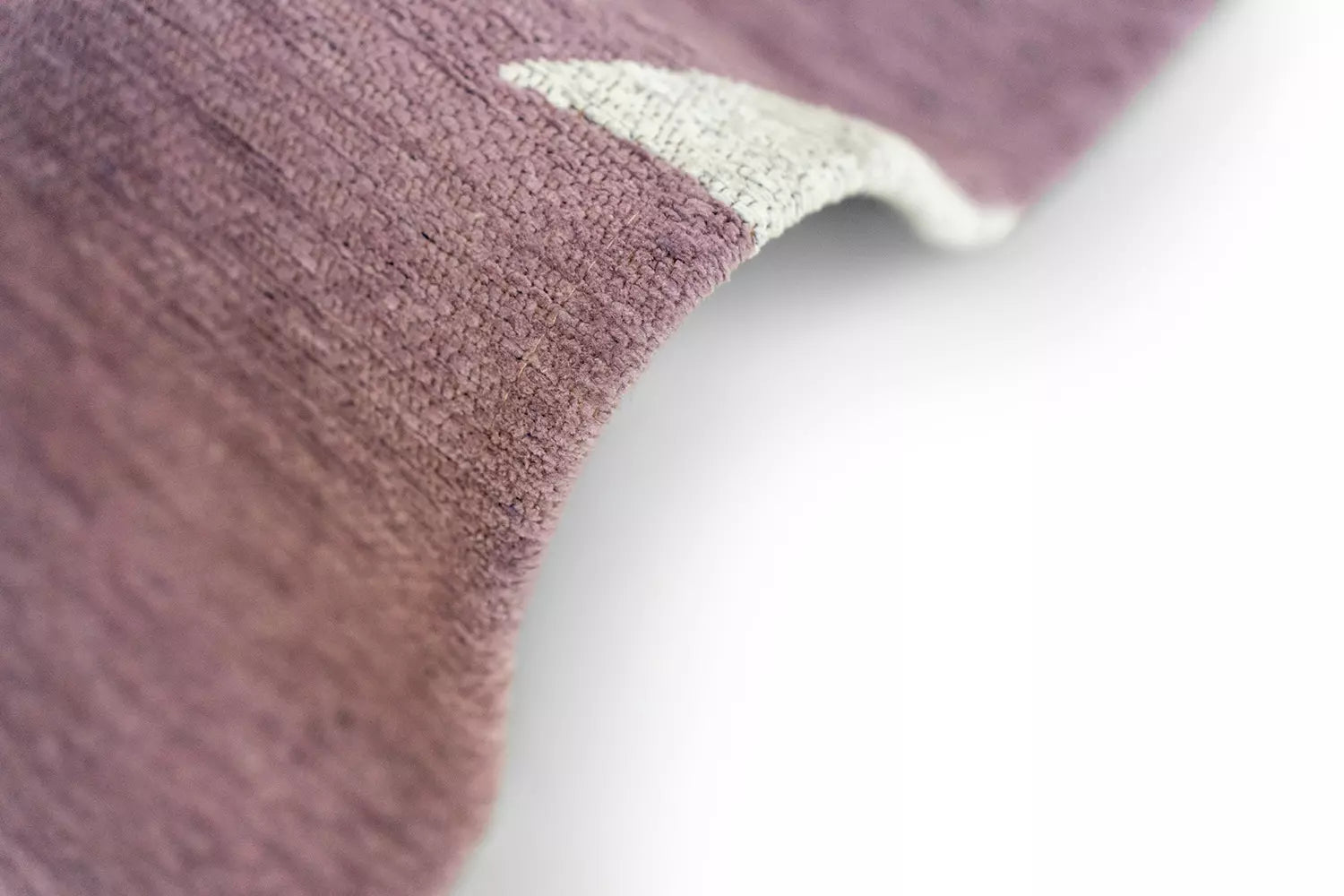 STONES Purple Rug with Black and White