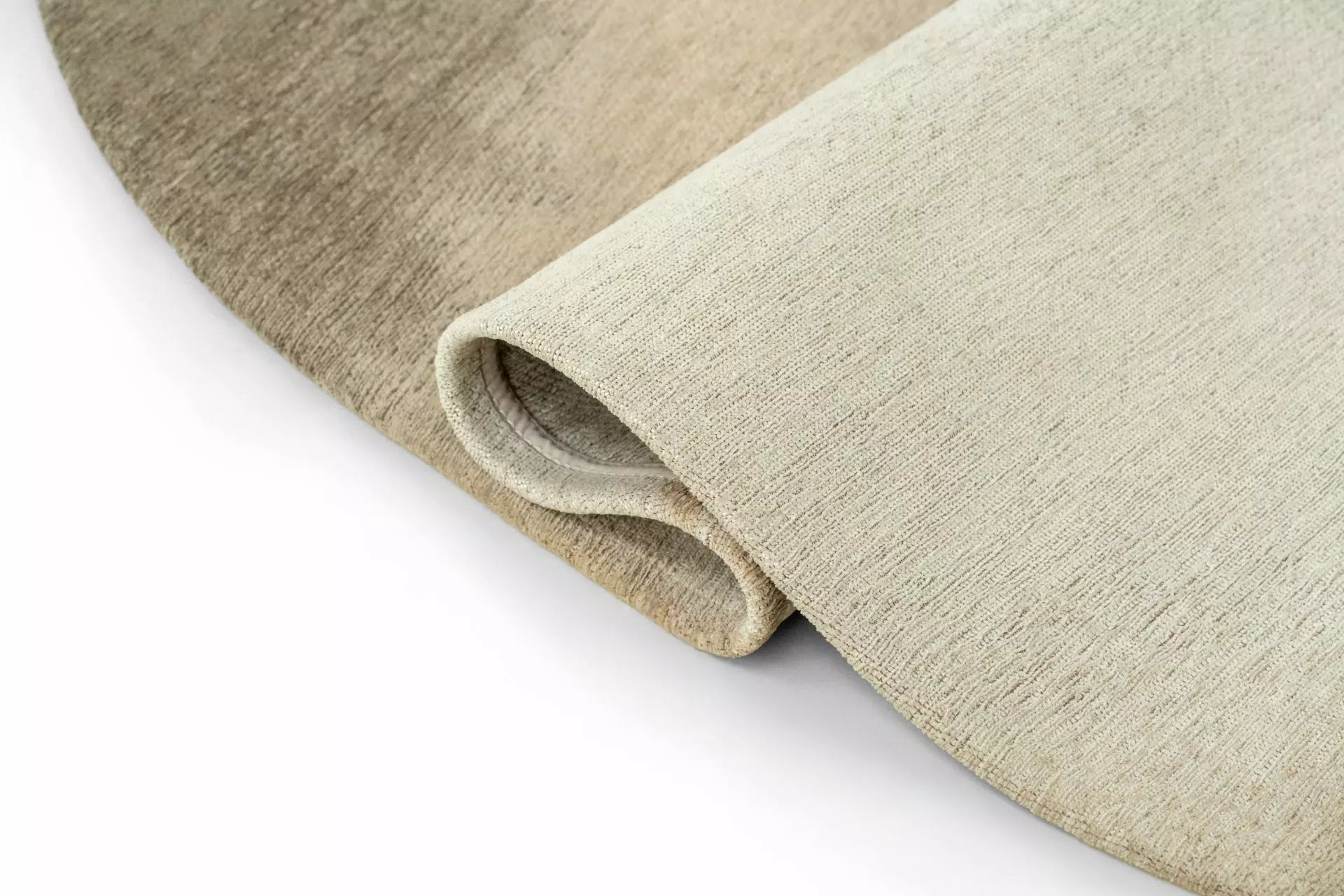 Dywan owalny AQUARELLE LEAF kremowy z beżowym do salonu – styl nowoczesny