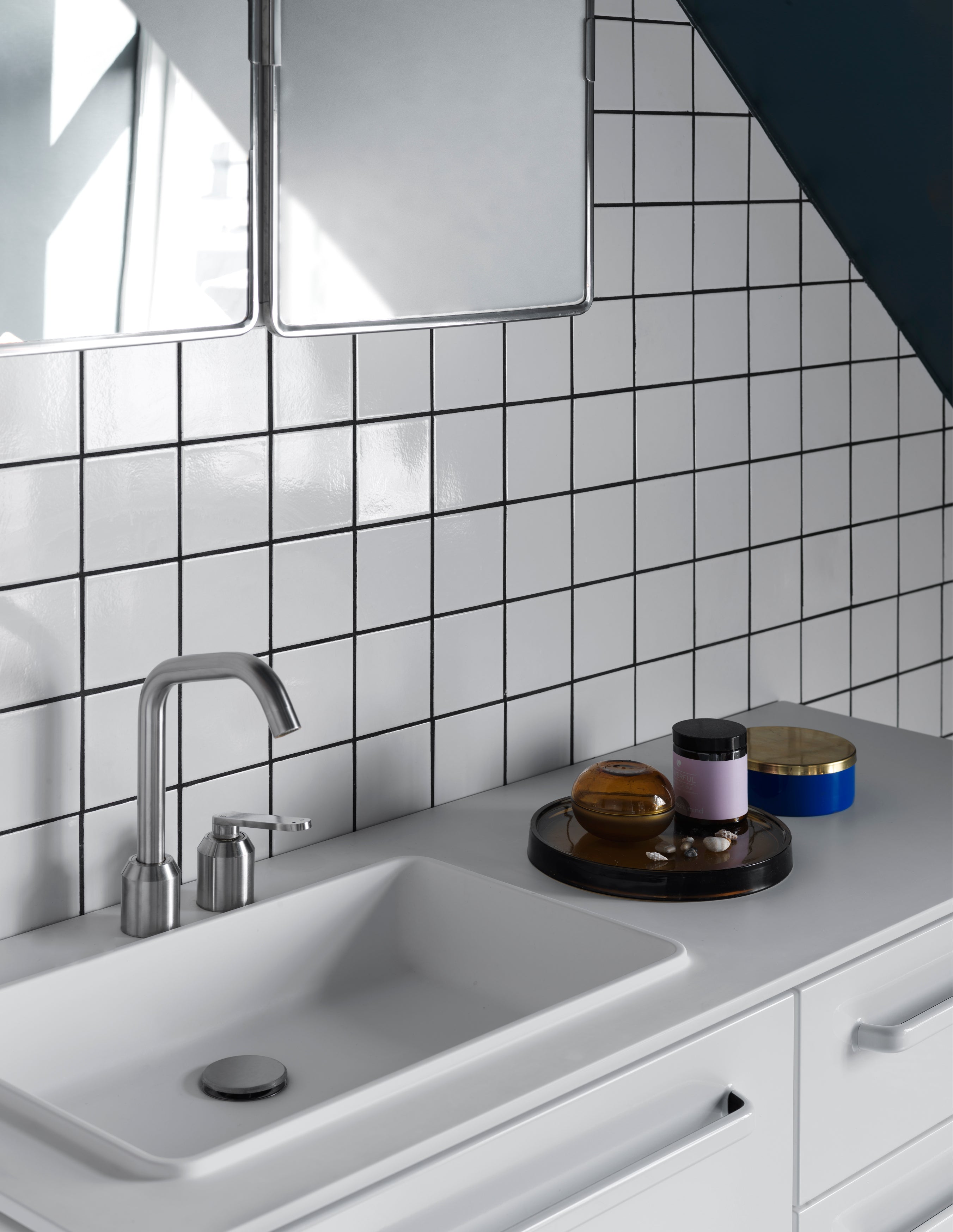 Bateria łazienkowa VIPP stal nierdzewna