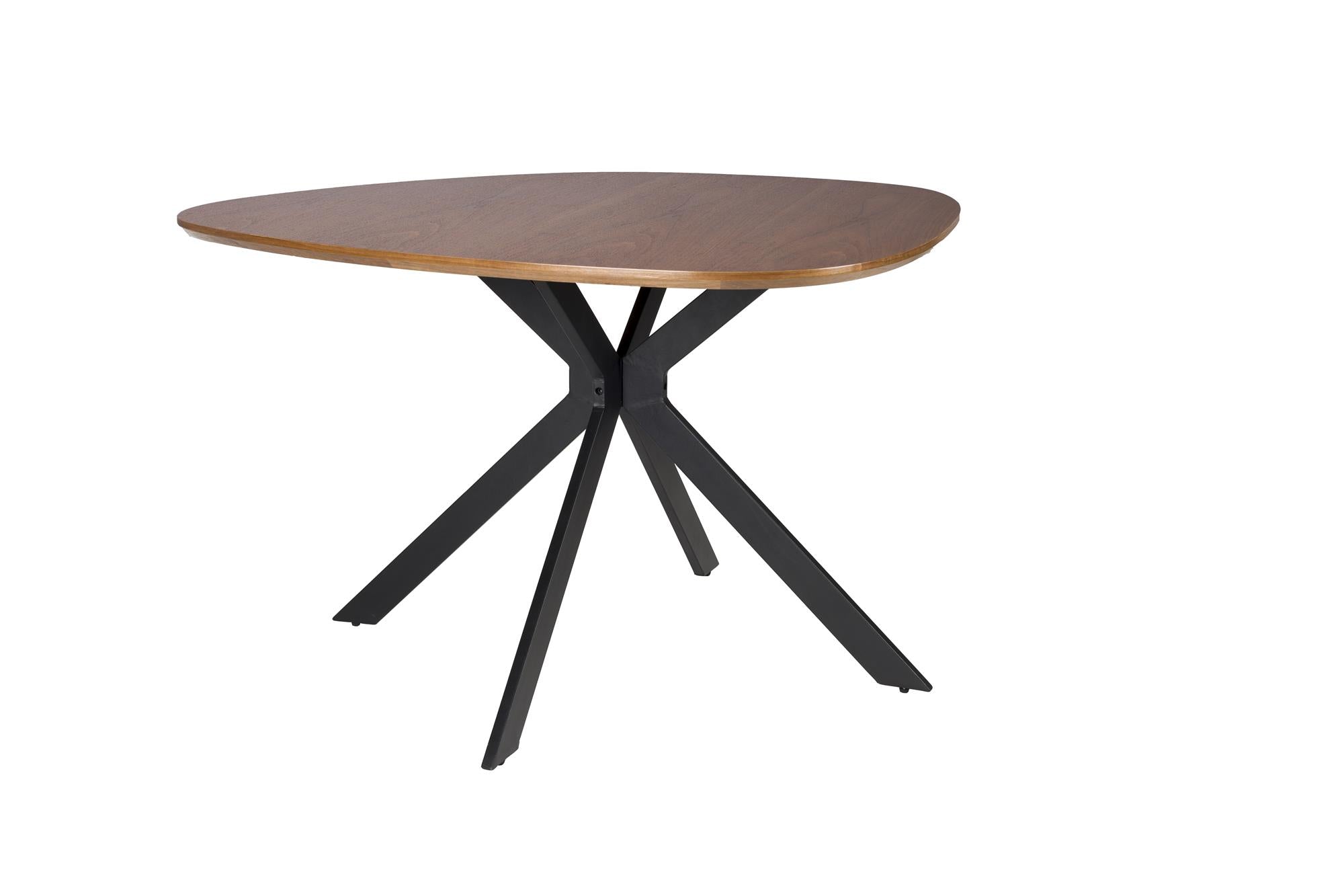 Tafel CHASE ORGANIC bruin met zwarte basis