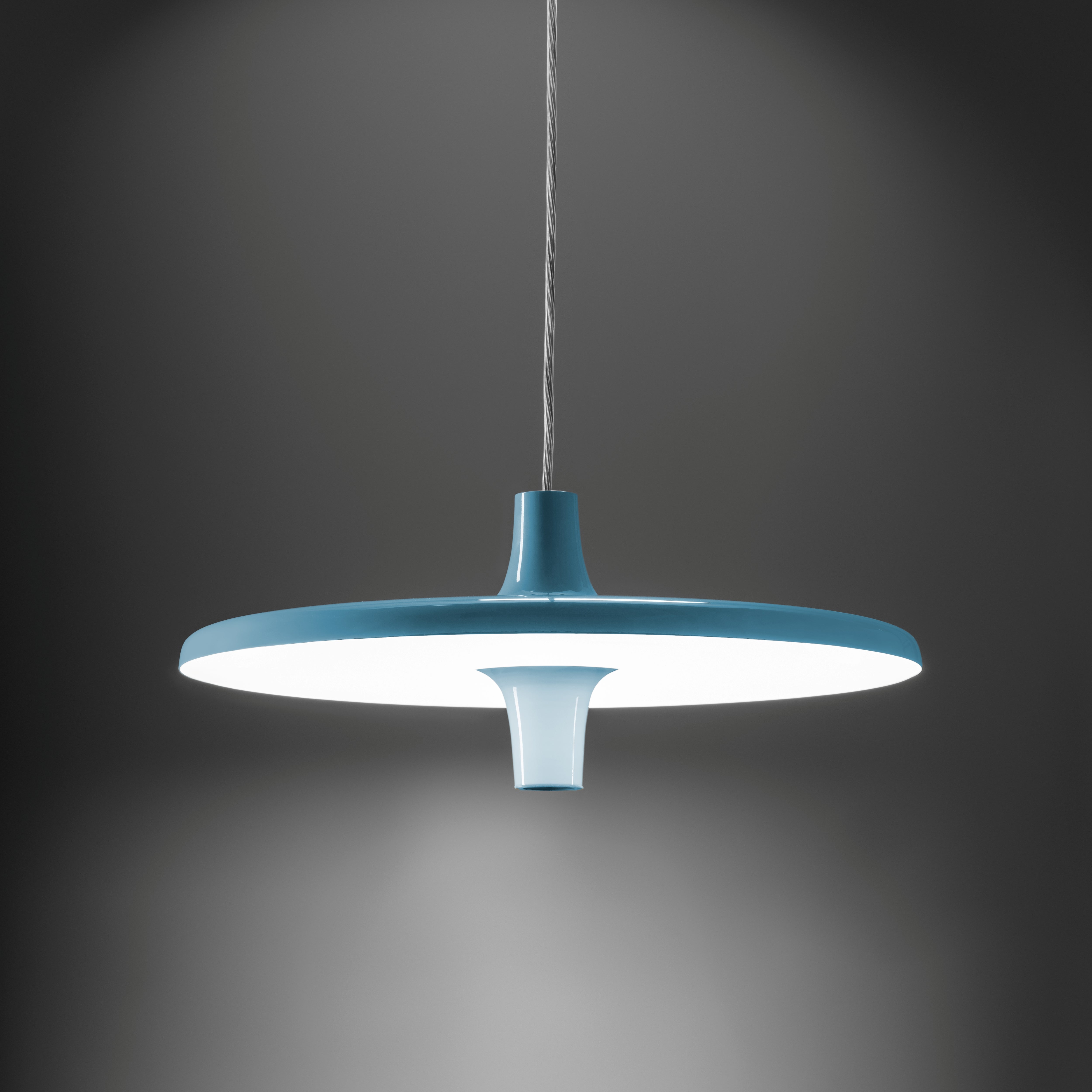 Hanglamp AVRO glanzend blauw