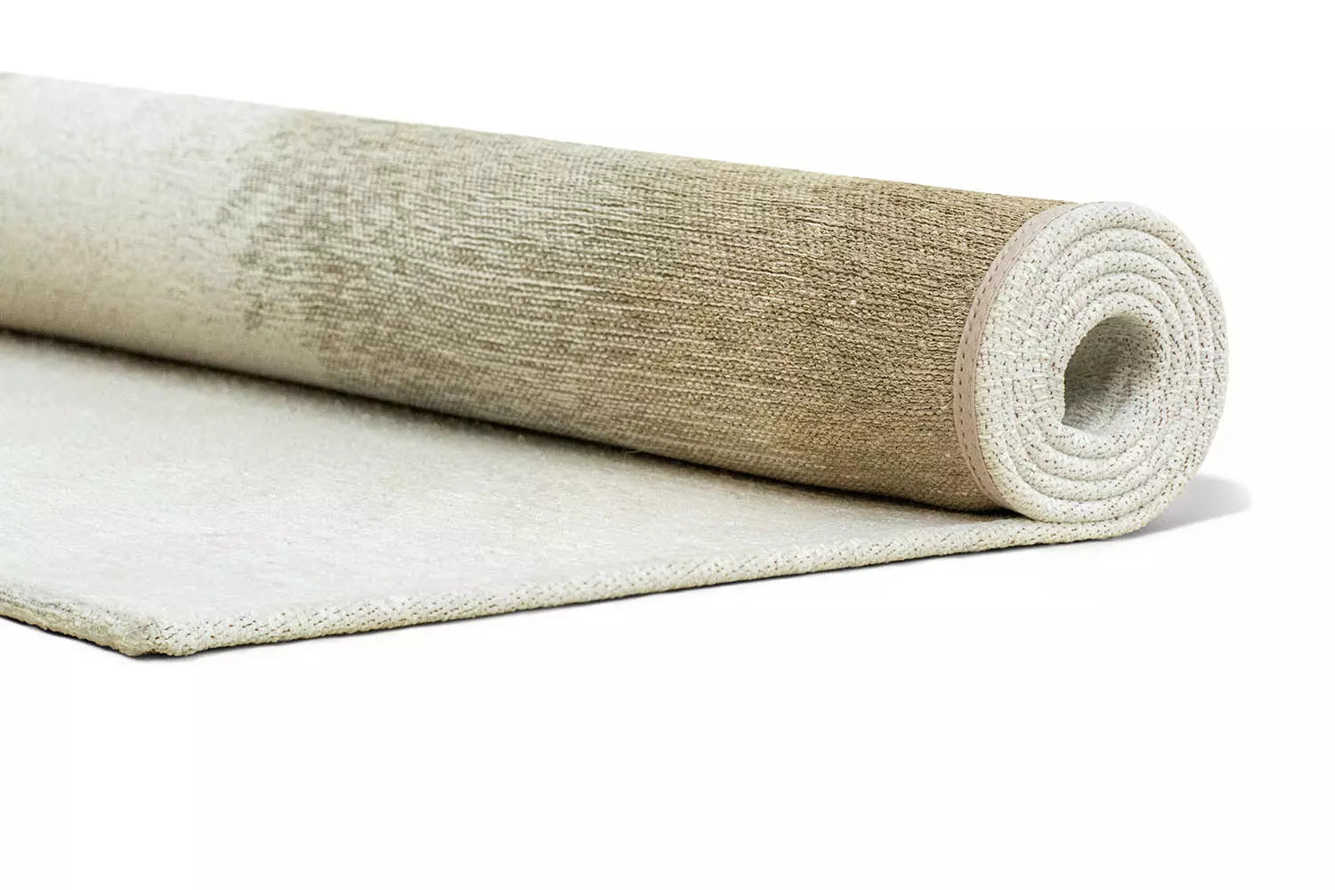 Vloerkleed DROP wit met crème