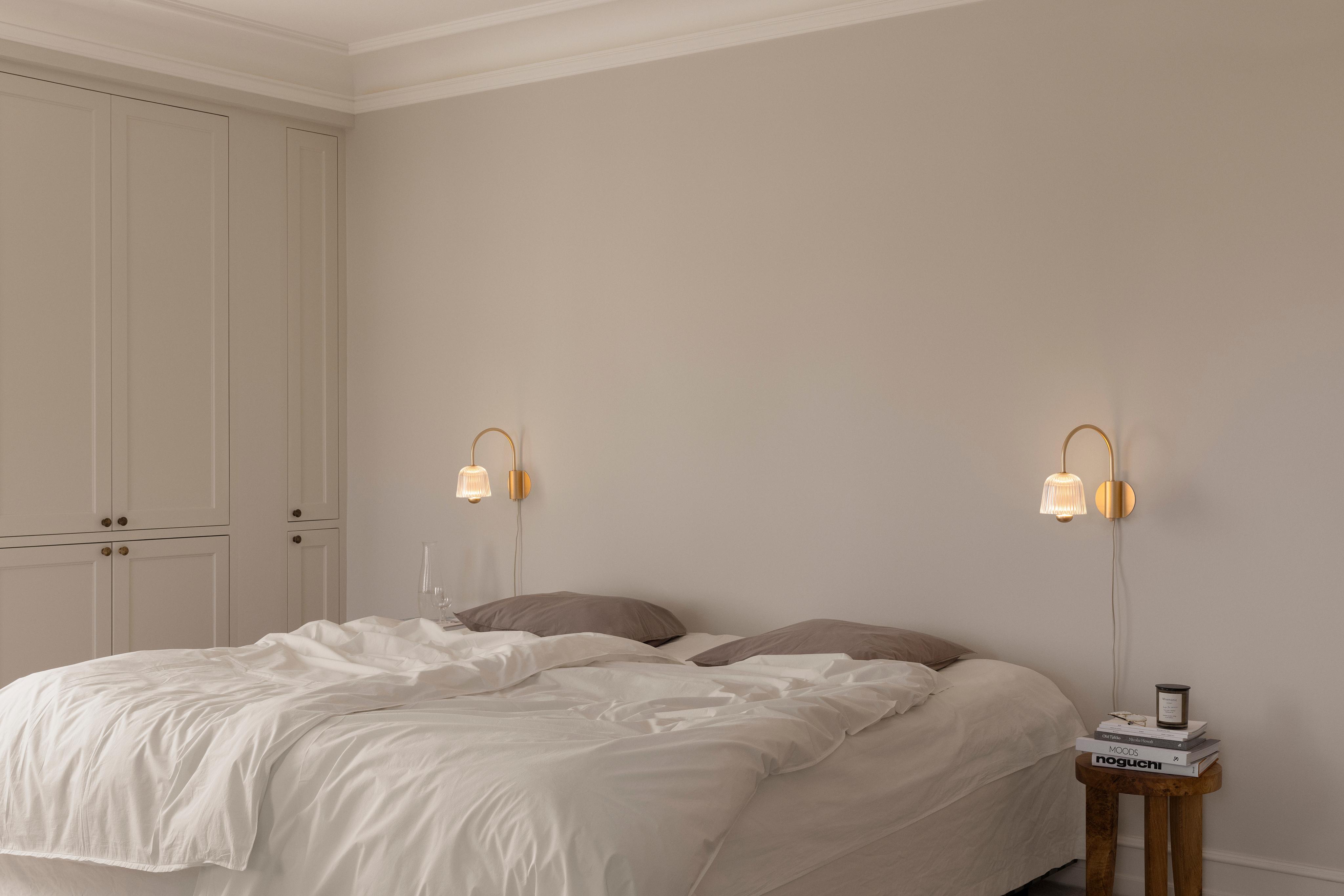Wandlamp ASTEEA goud met transparant