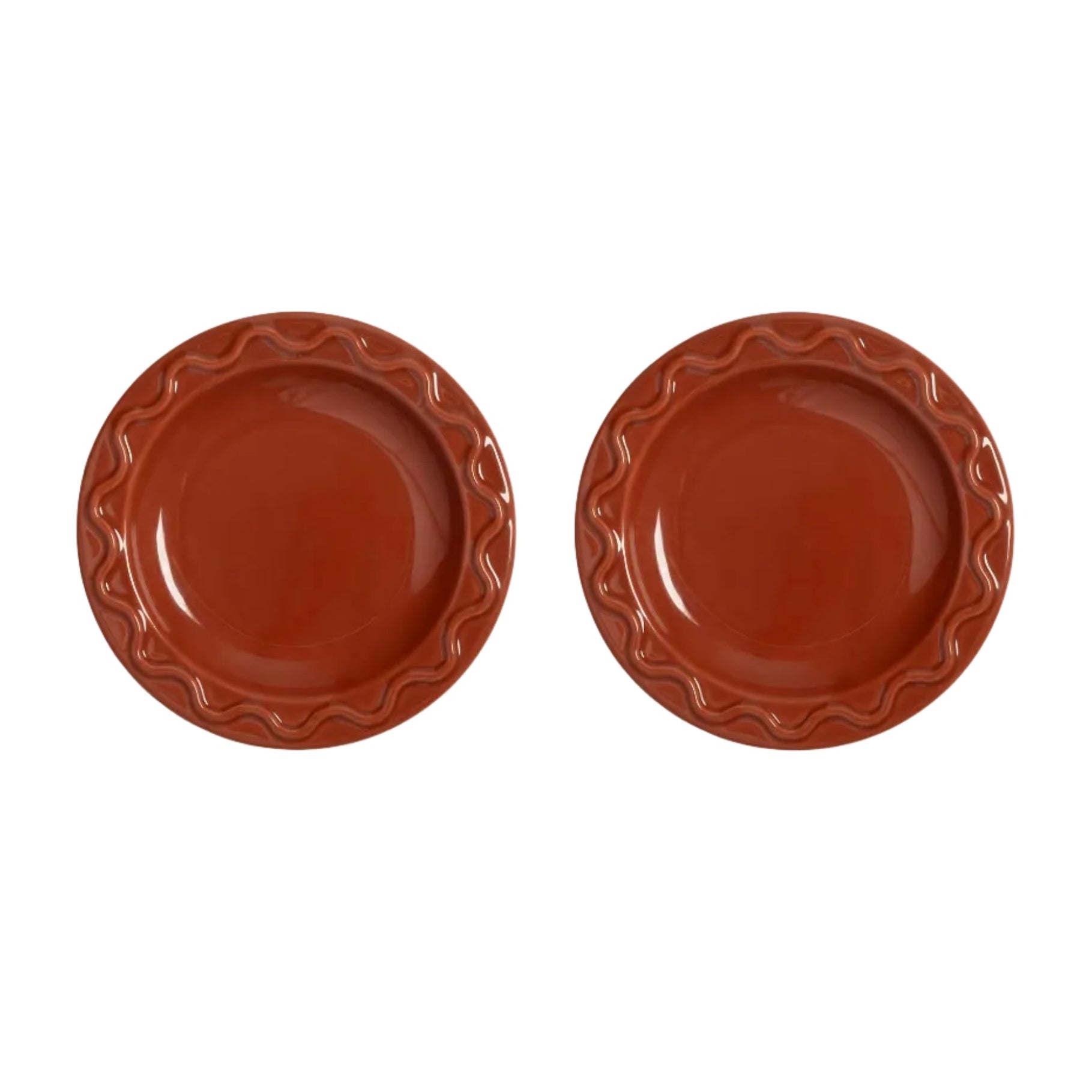 Dessertteller-Set MOCHI Terrakotta