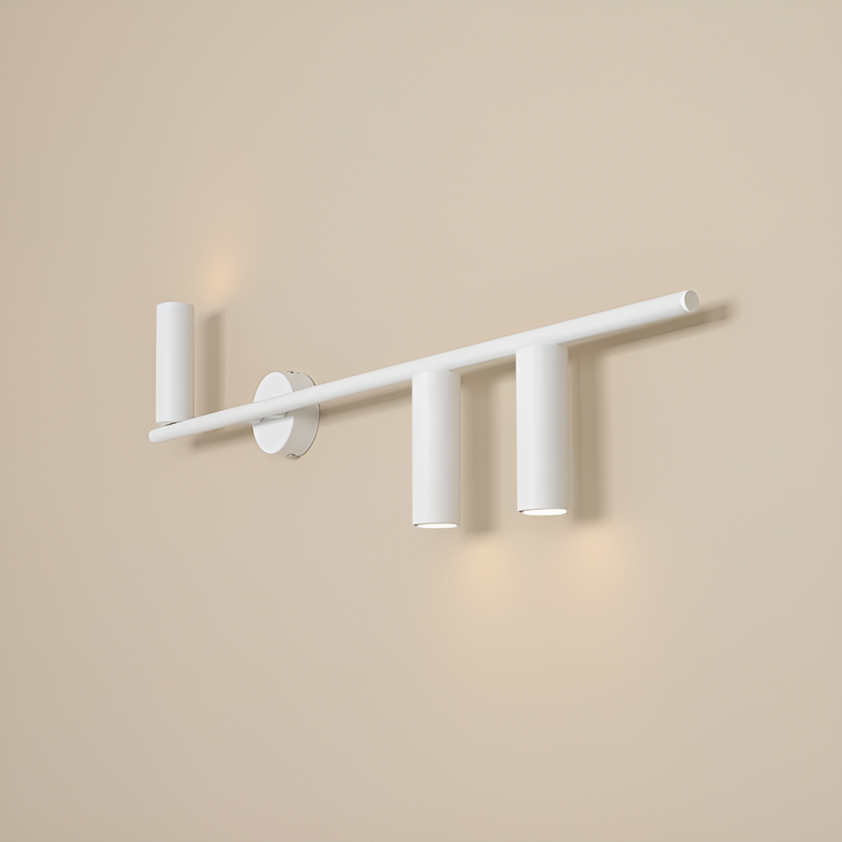 Right -sided wall lamp Trevo Trio White