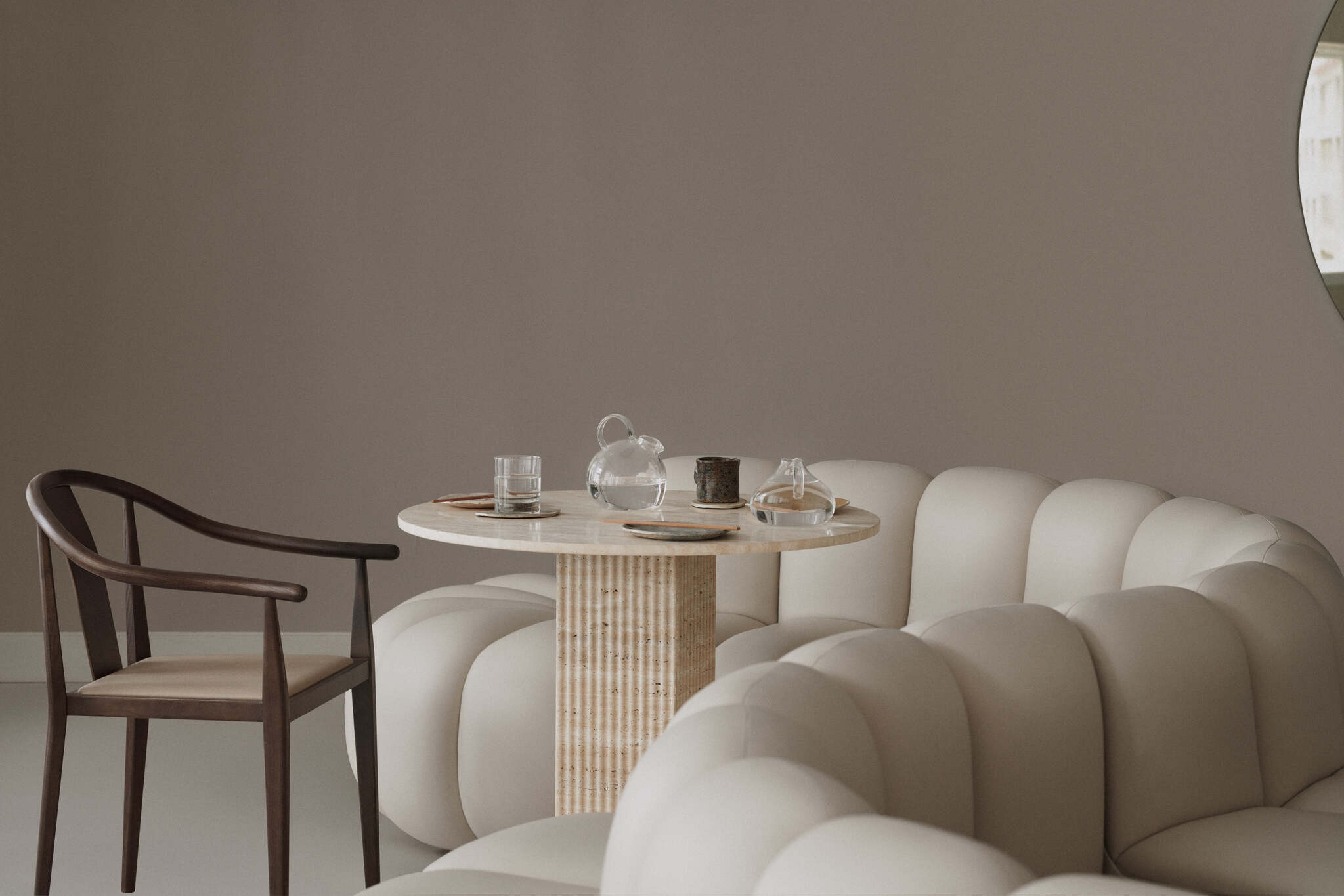 Polsterstuhl SHANGHAI aus Eschenholz