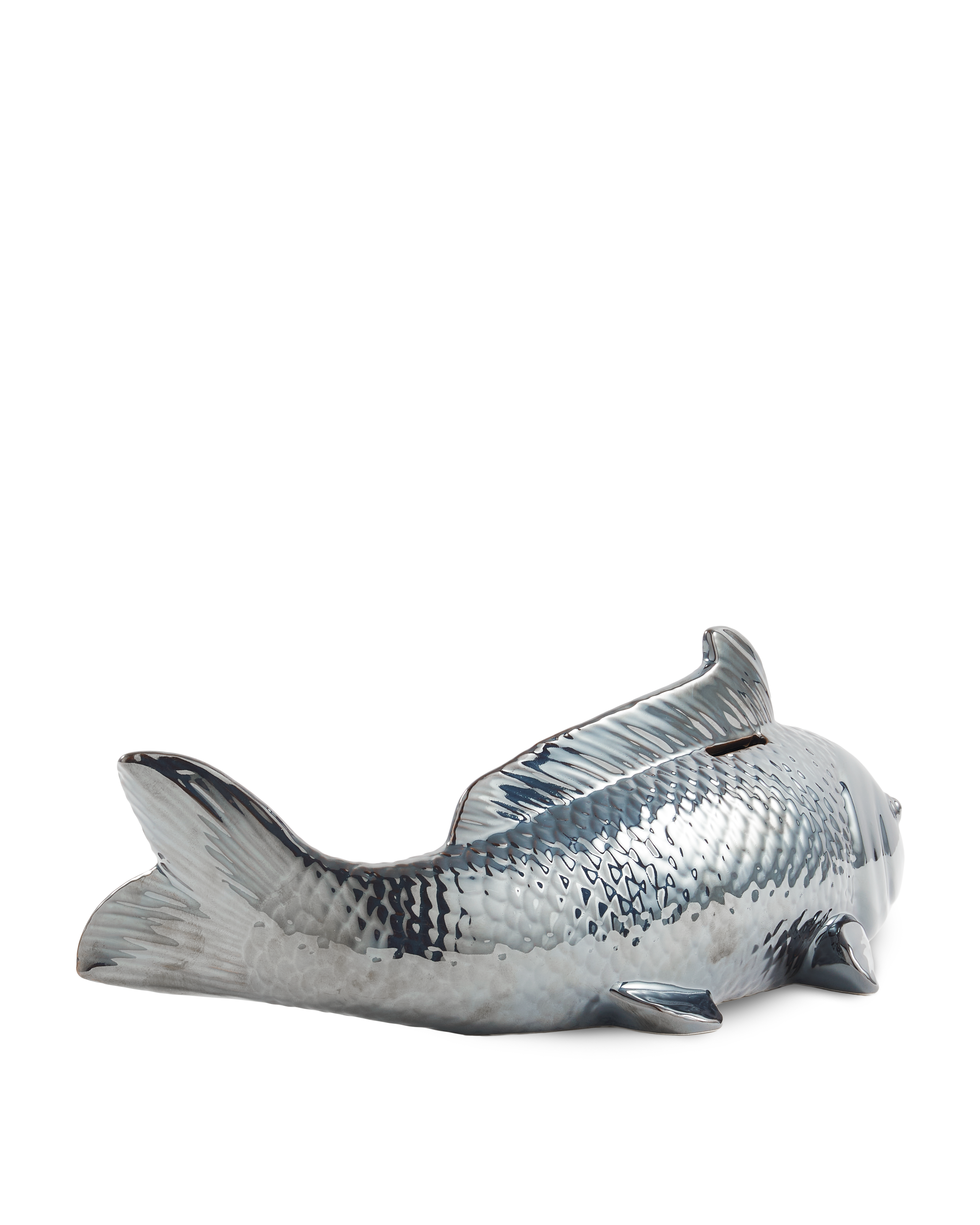 Fish Moneybox Skarbonka Metallic