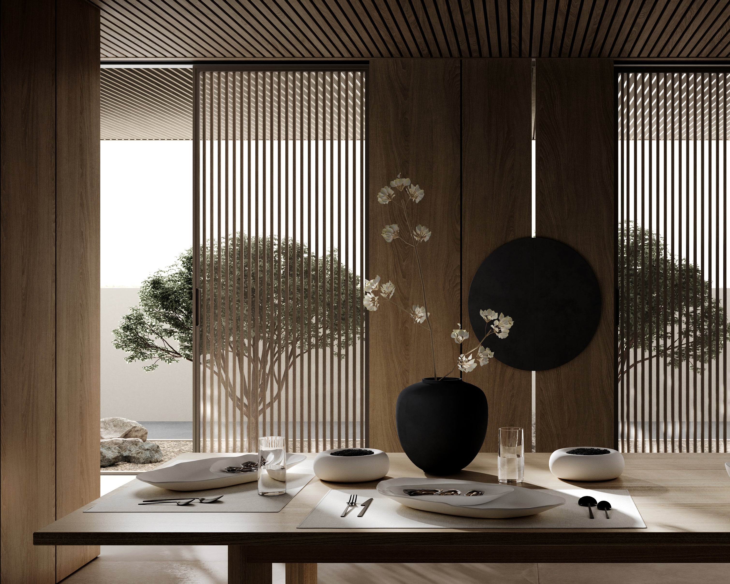 Schwarz Besteckset KOGEI