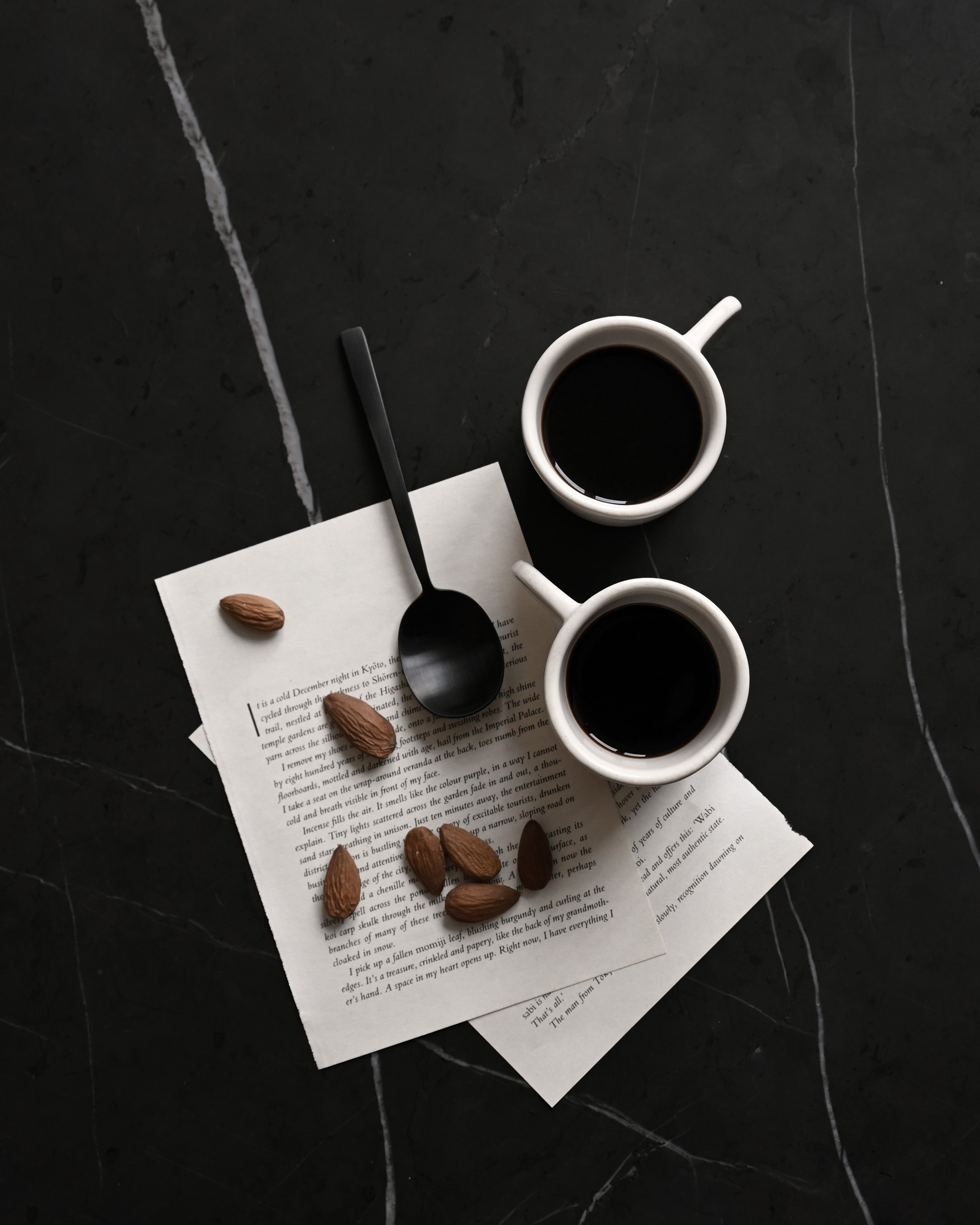 Native White Stoneware Espresso Cup Set