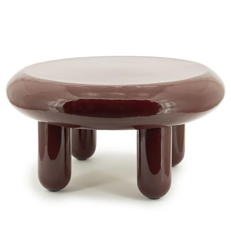 BALLOON burgundy coffee table