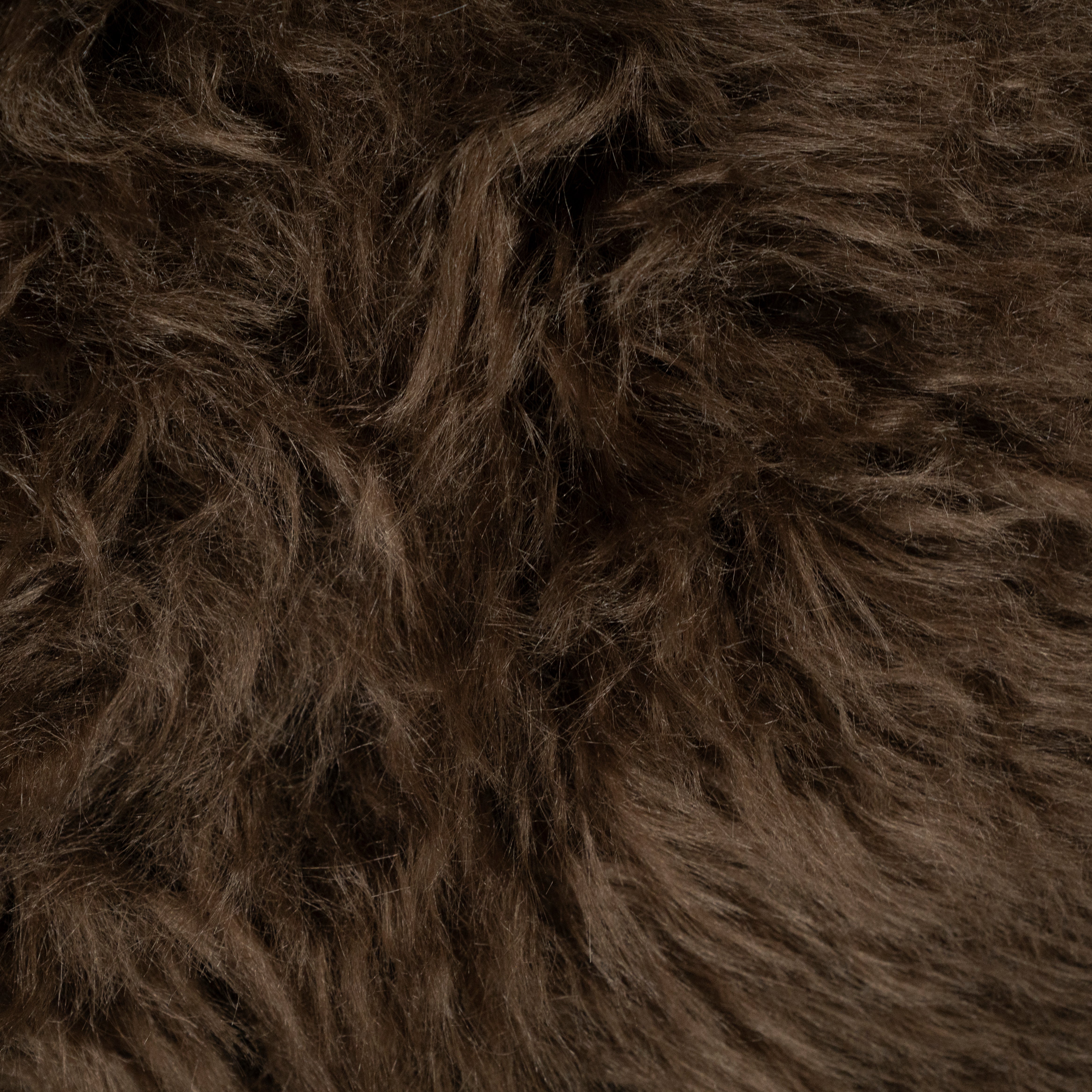 LASKA Brown Carpet with Long Pile