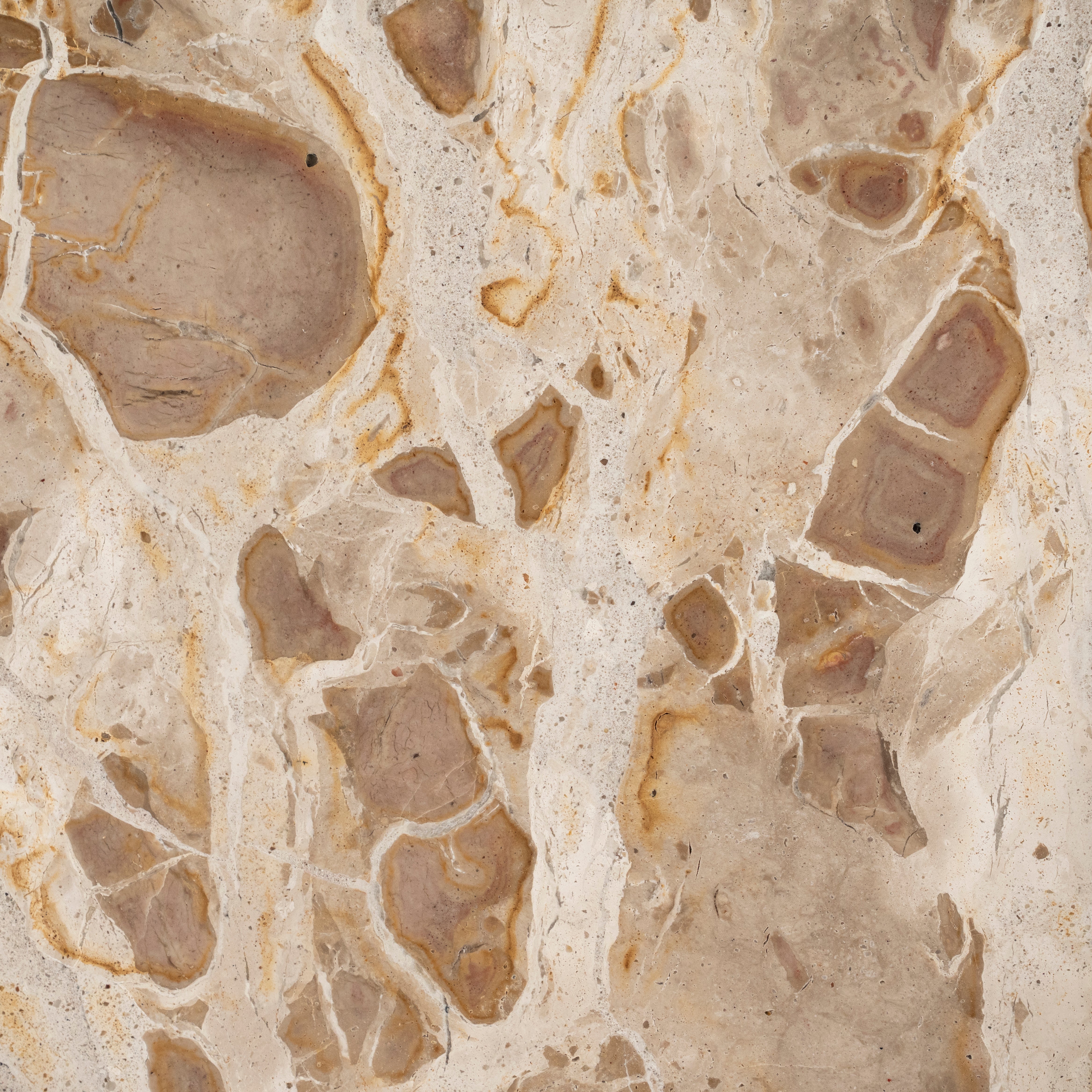 MARMO beige marble side table