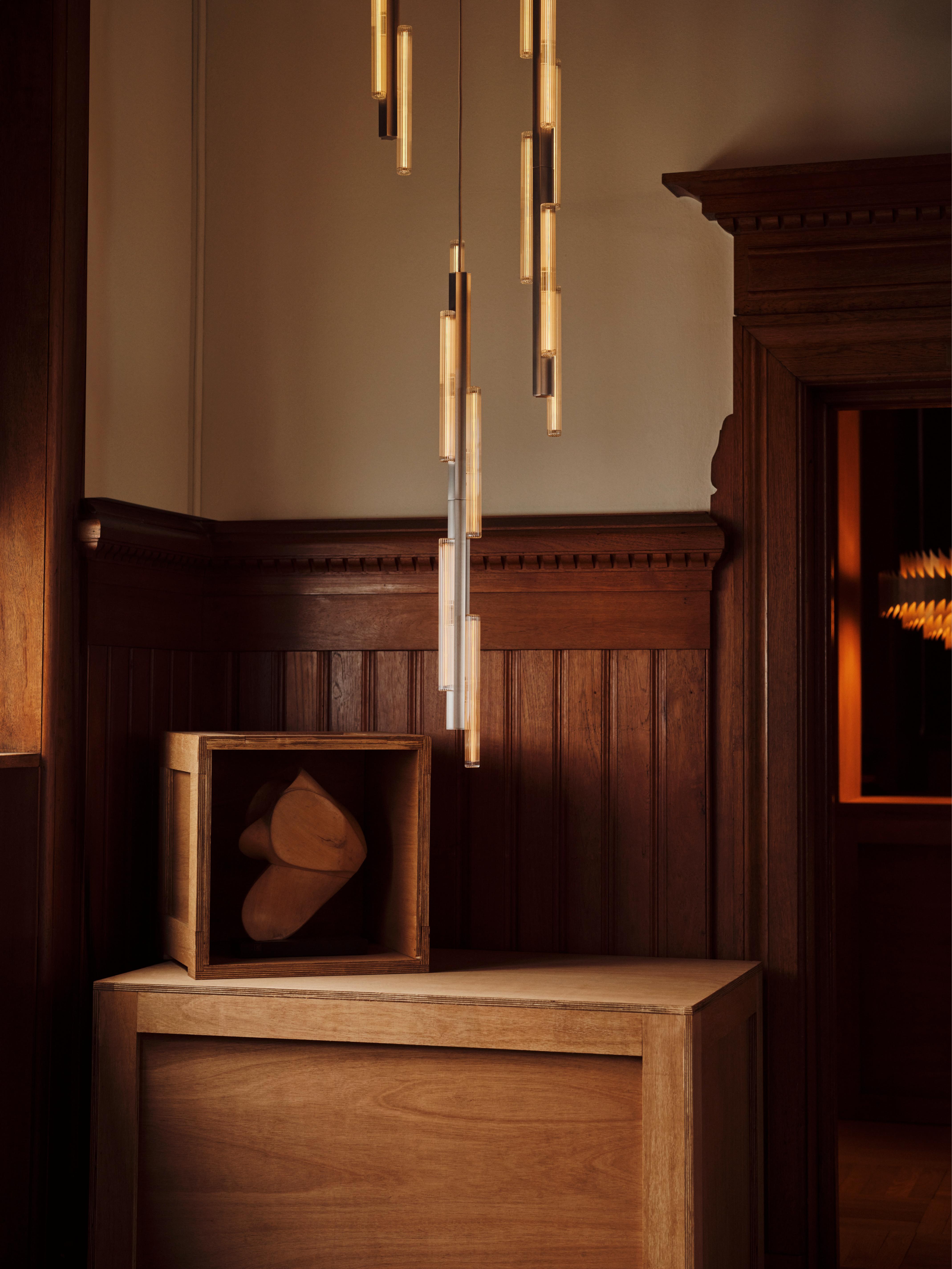 Hanglamp HAIL geborsteld brons