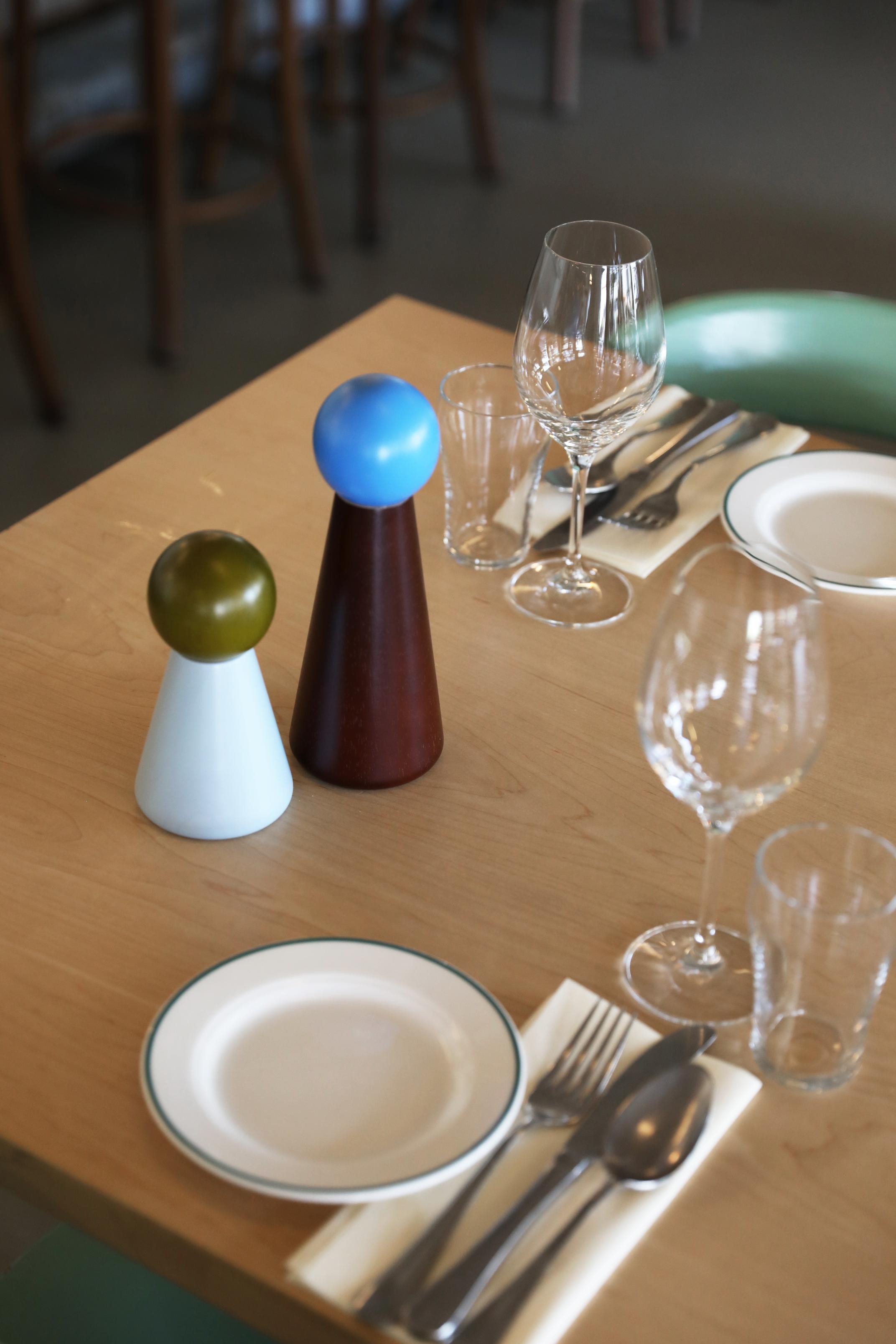 Kruidenmolen HALMA SMALL blauw met groen
