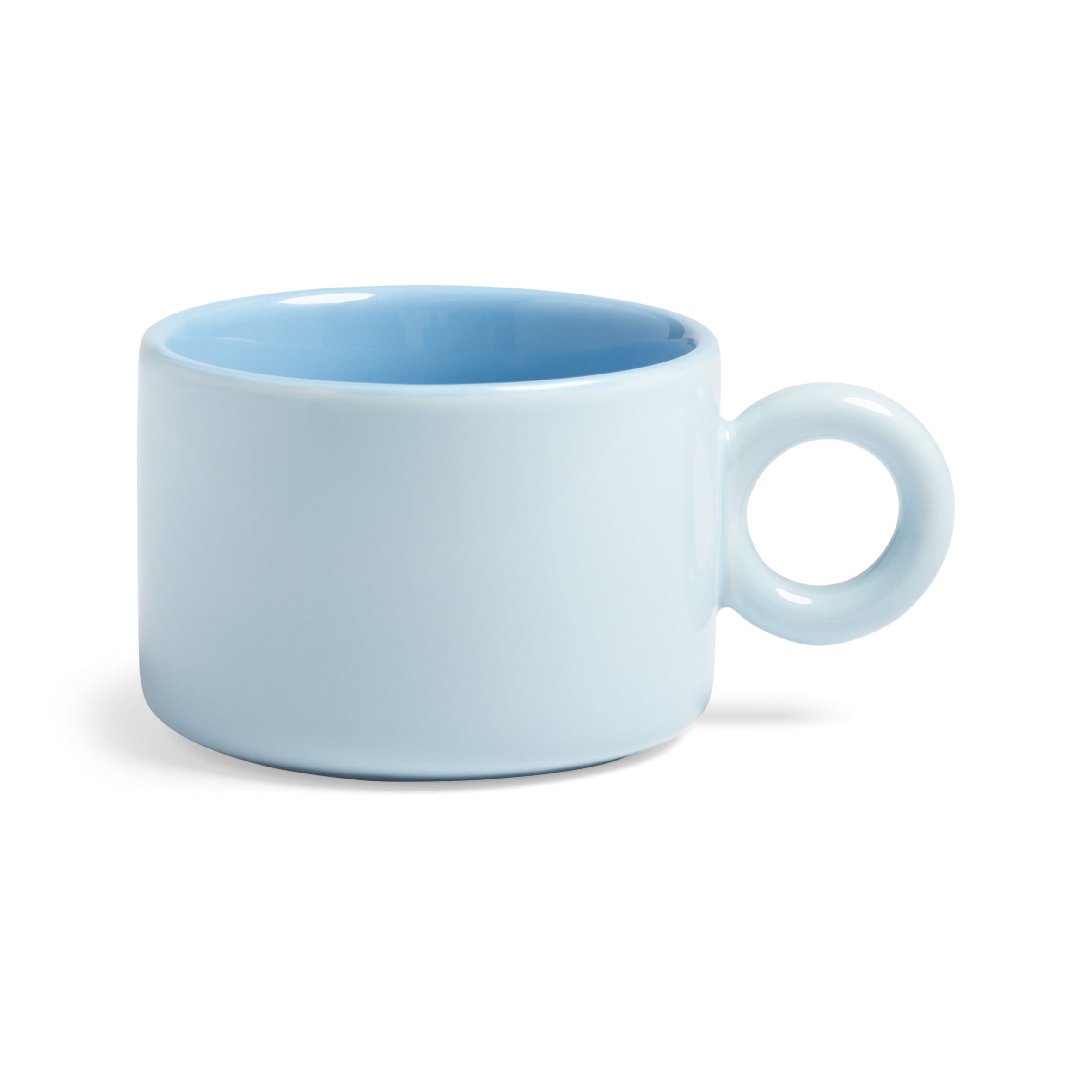 Set van CHIQUITO kopjes blauwe porselein