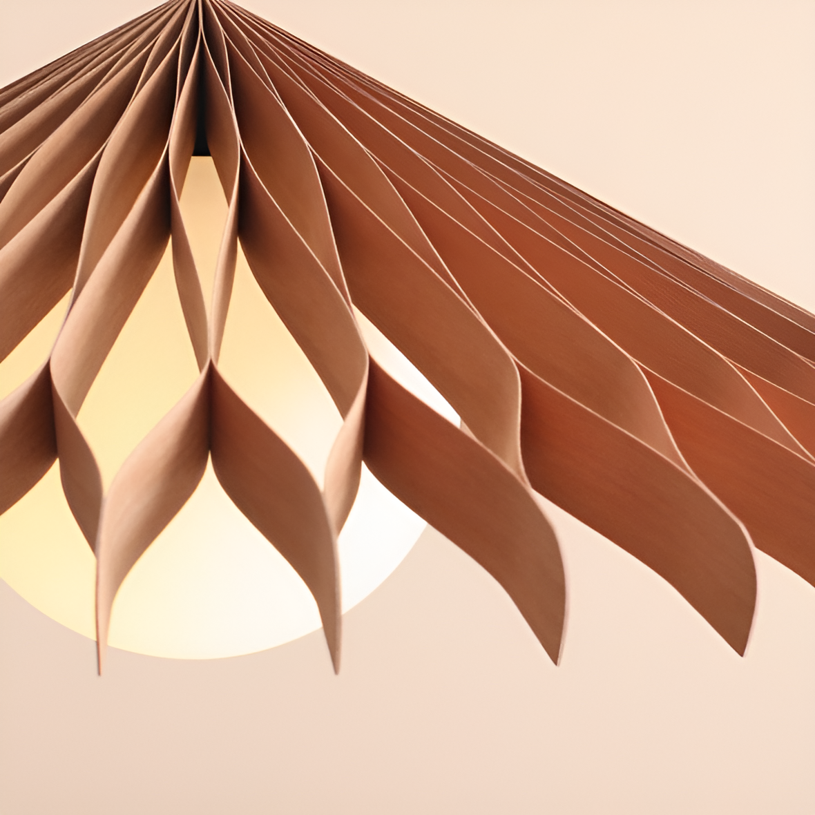 Hanglamp NATURE SUN van beukenhout