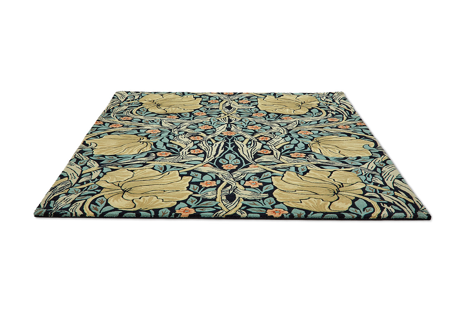 PimperNel Indigo blue-yellow rug