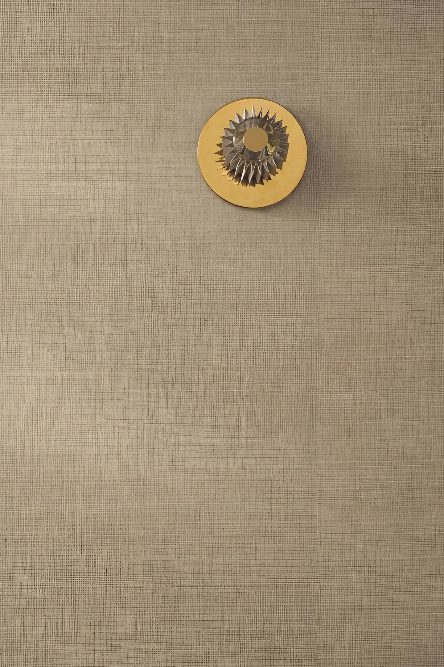 Strukturierte Tapete aus Abacafasern ABACA - BEIGE SABLE beiges