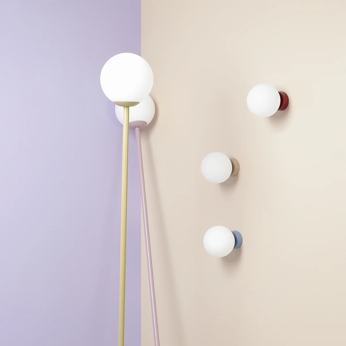 Lampa podłogowa PINNE pistacjowy