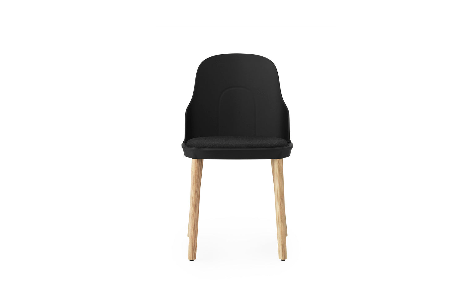 Stoel ALLEZ zwart Main Line Flax met eiken basis