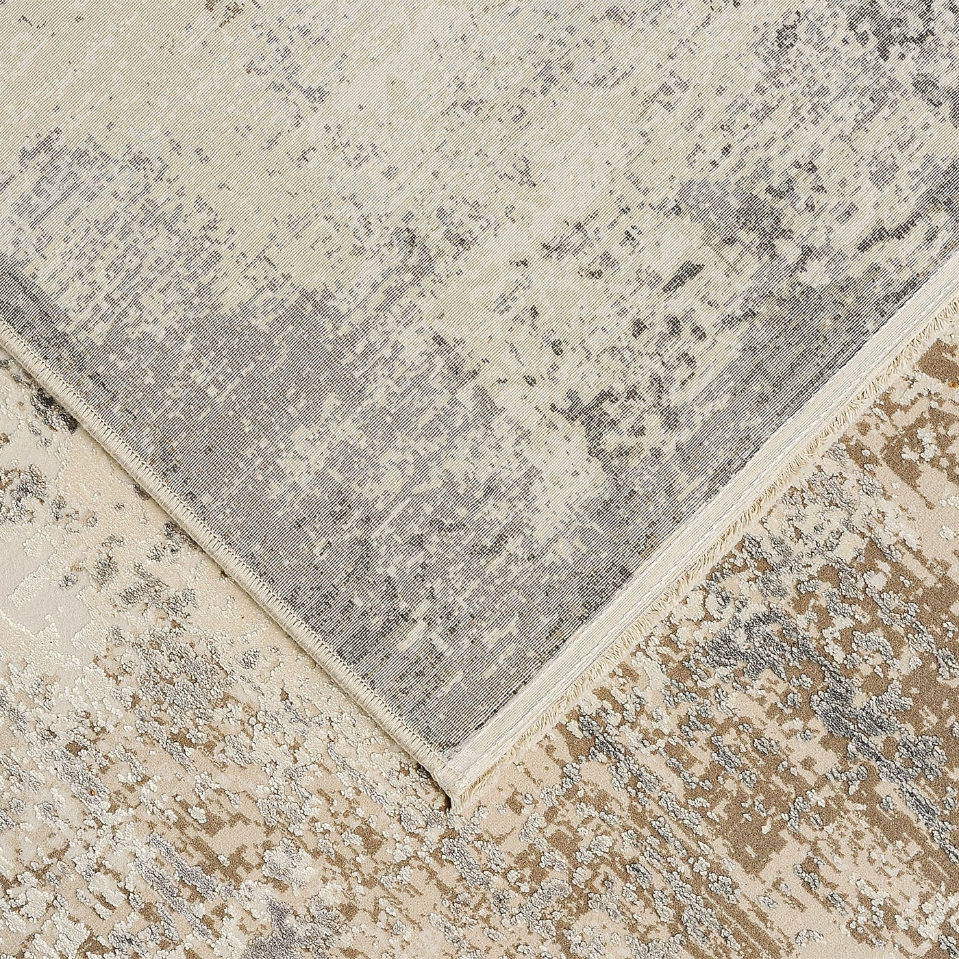 TAPIJT ROYAL beige met bruin en grijs