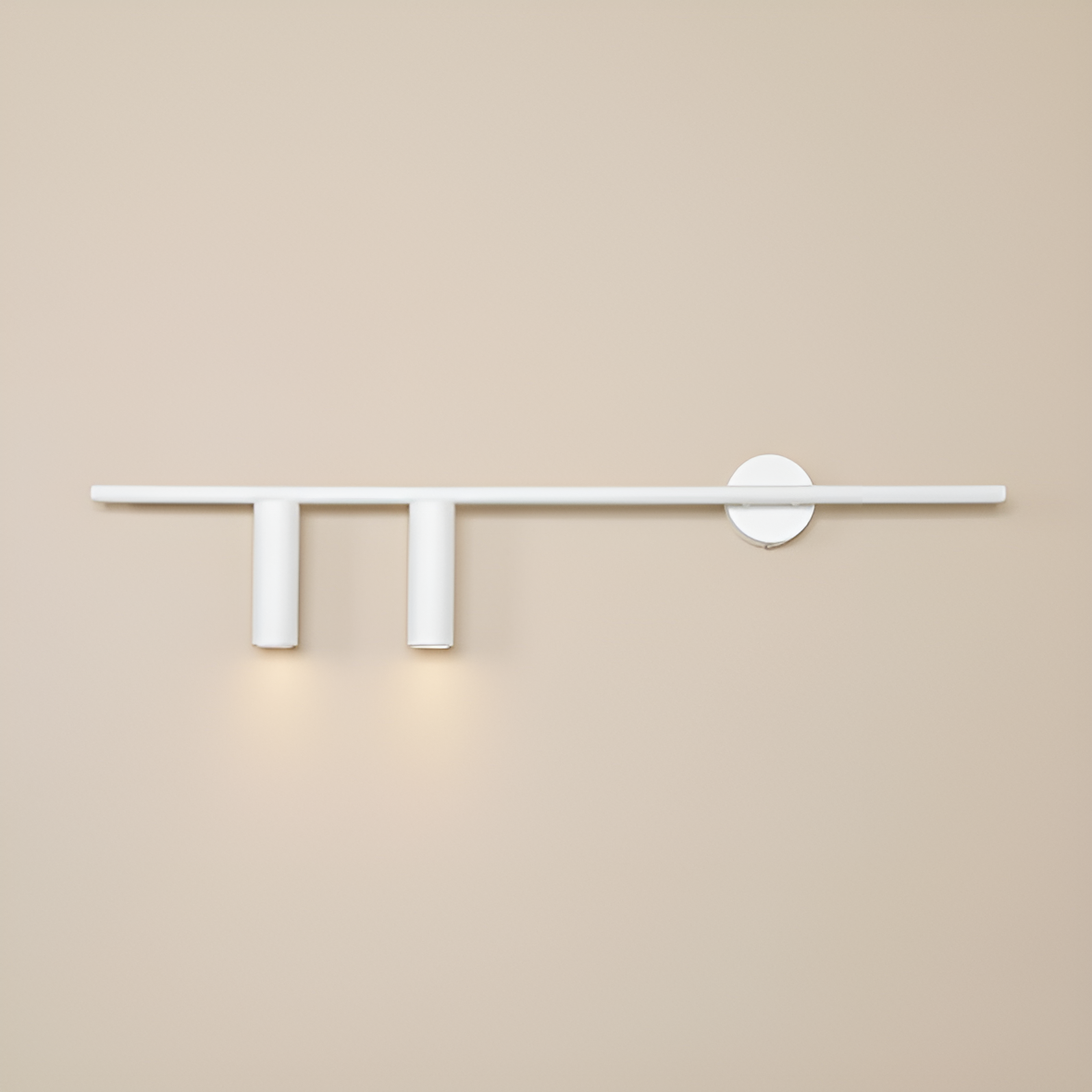 Left -hand wall lamp Trevo Duo White