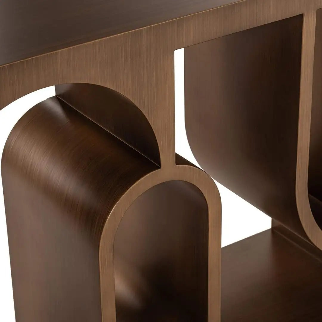 LUGANO Console Copper Brown